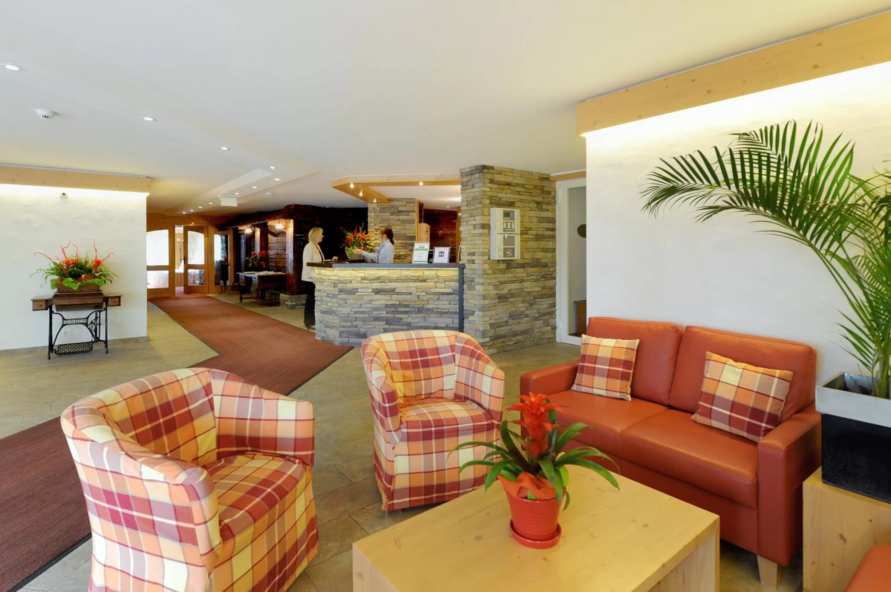 Lobby or reception in Aparthotel Helvetia