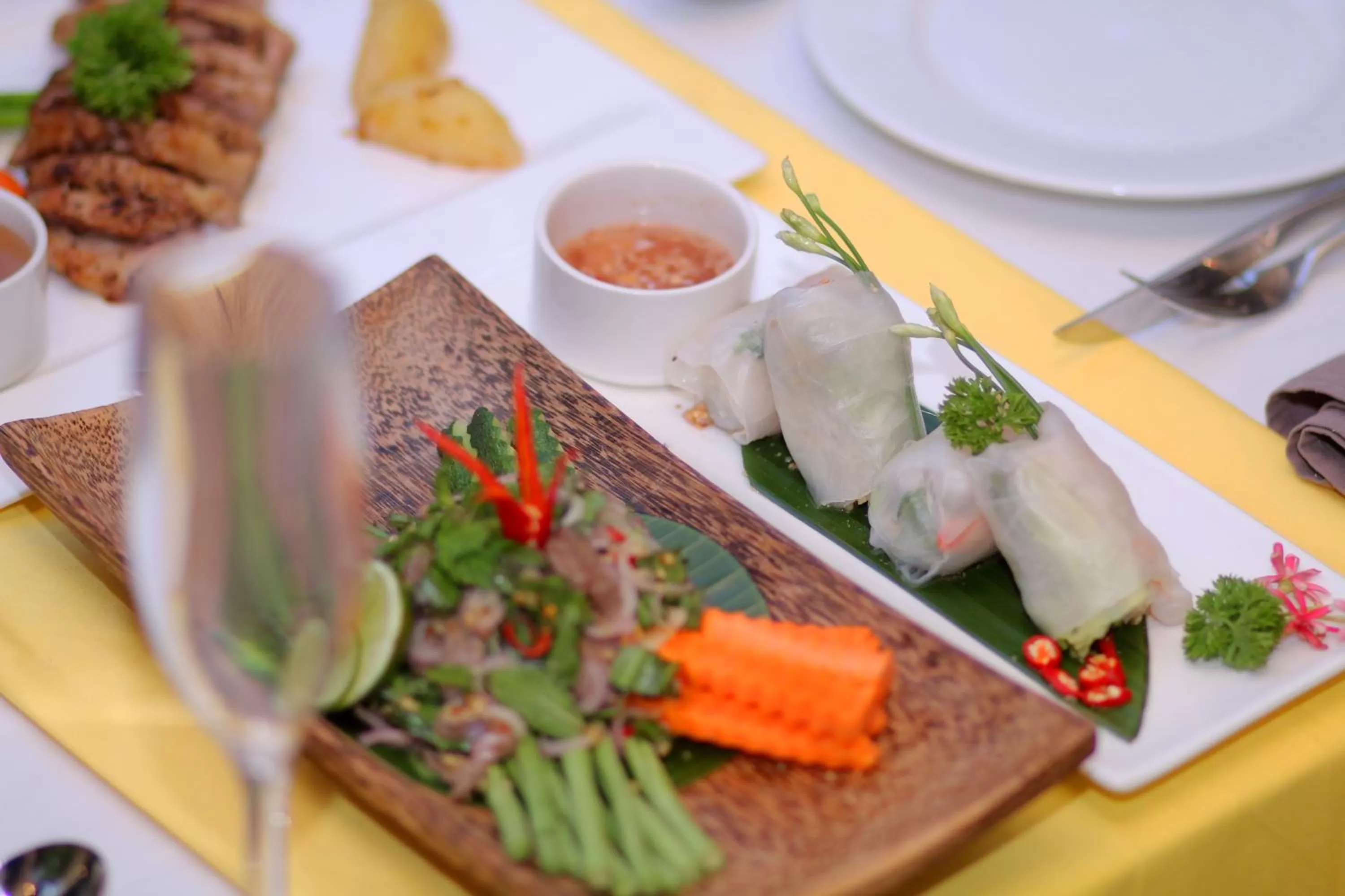 Food in Sarina Hotel & Villa