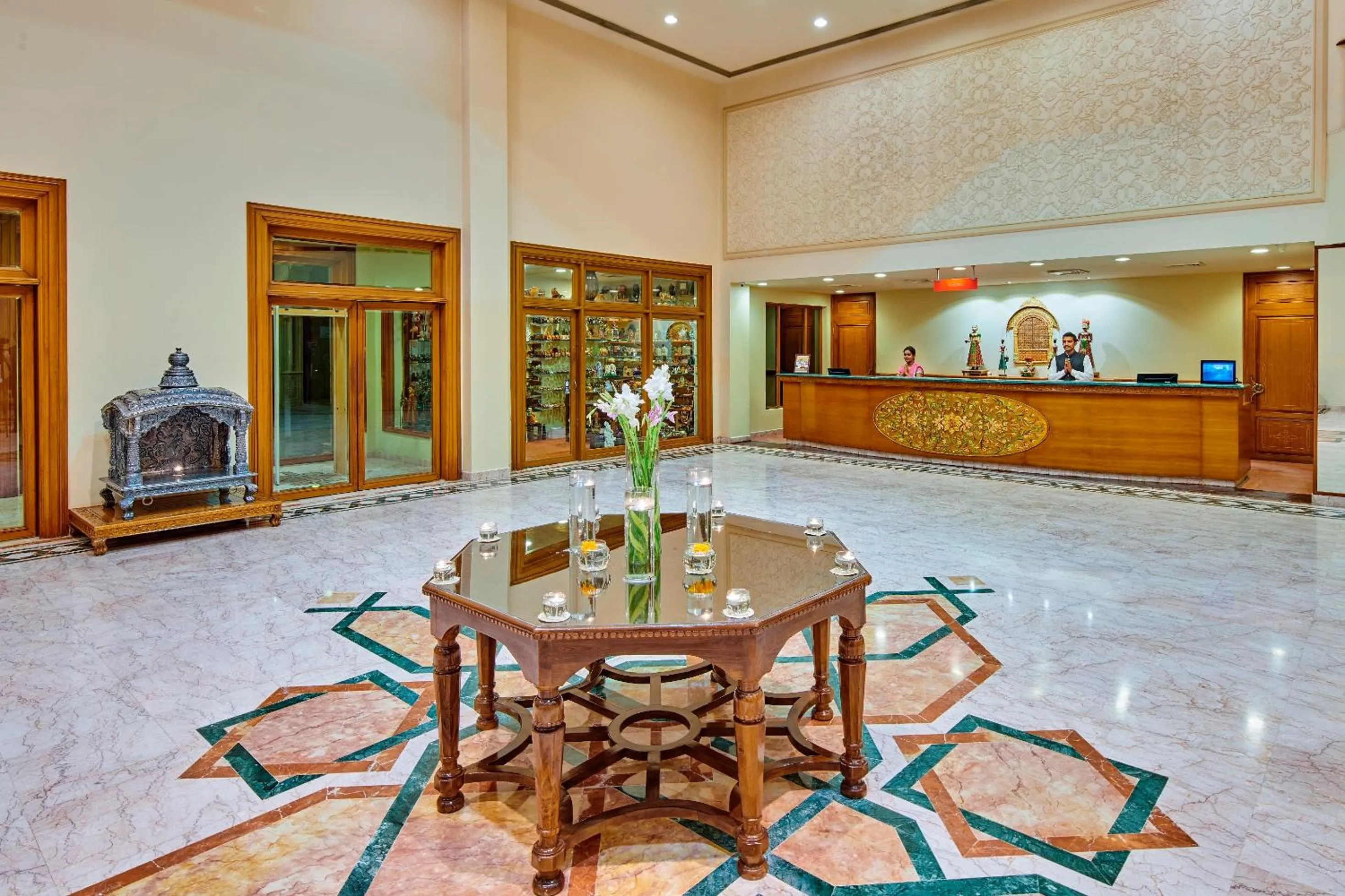 Lobby or reception in The Ummed Jodhpur Palace Resort & Spa