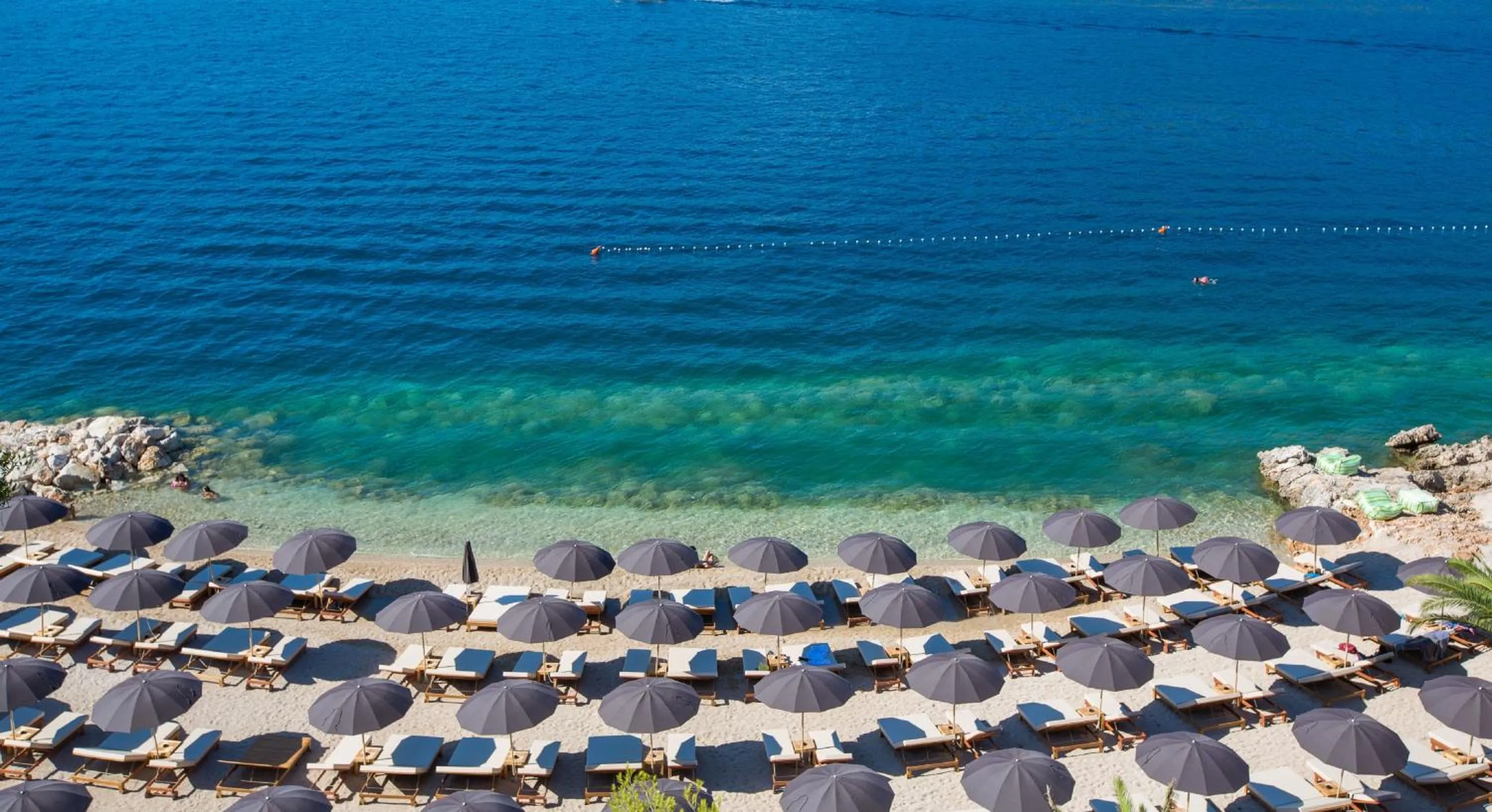 Beach in Valamar Tirena Hotel