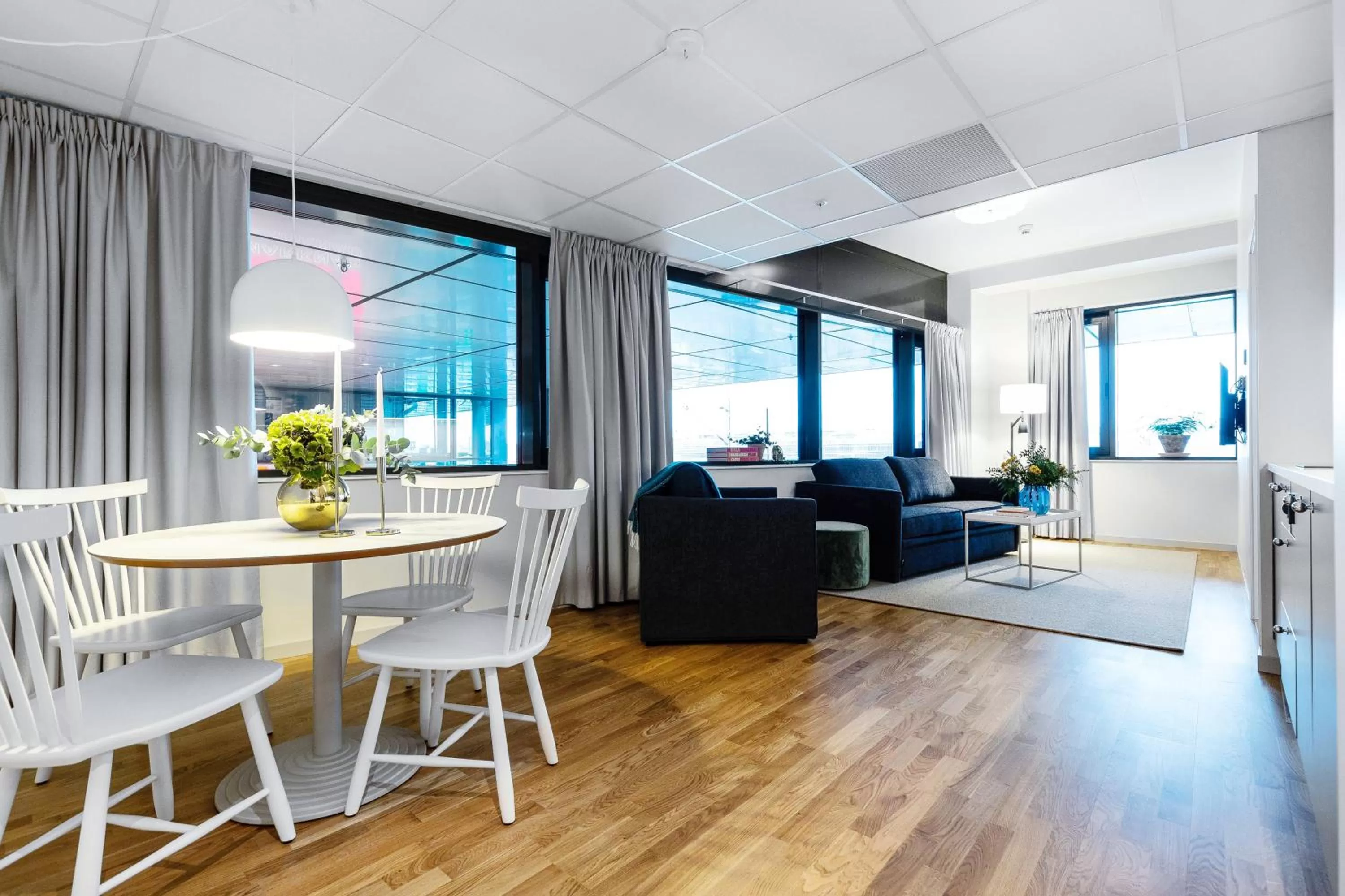 Living room in Biz Apartment Bromma