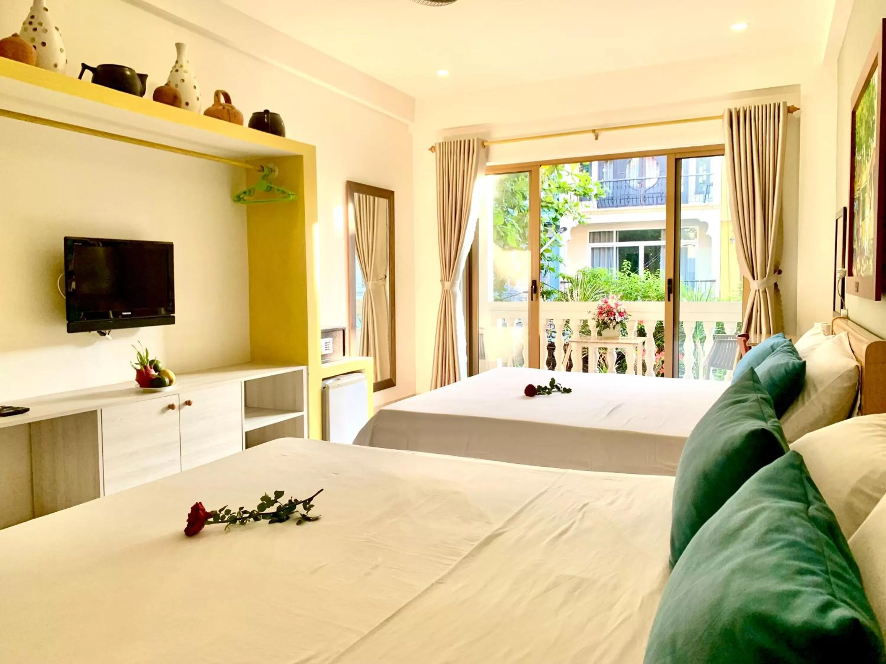 Bed in DE VIVRE HOI AN - Aman Boutique Hotel