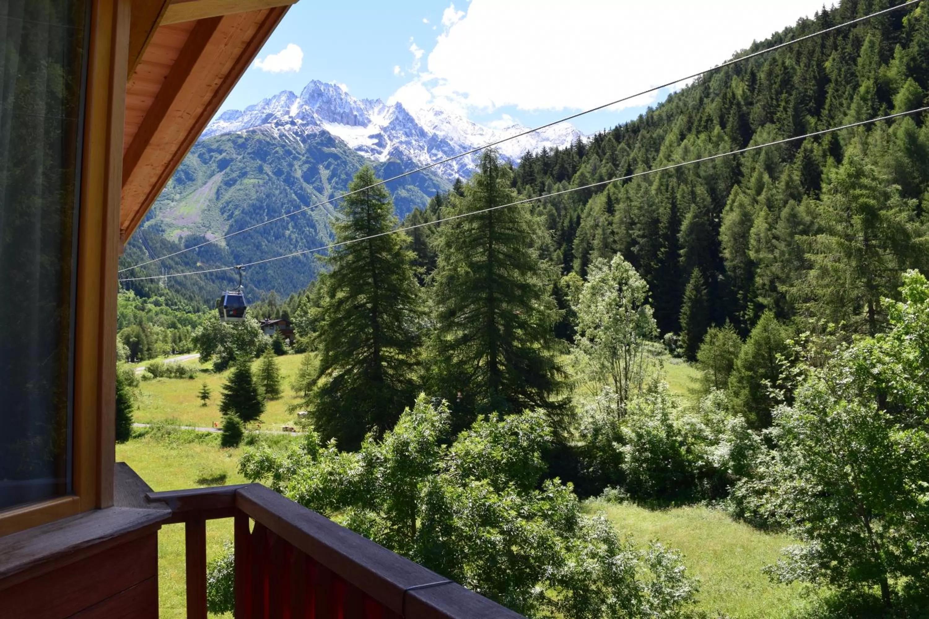 Mountain view in Hotel Garni Pegrà