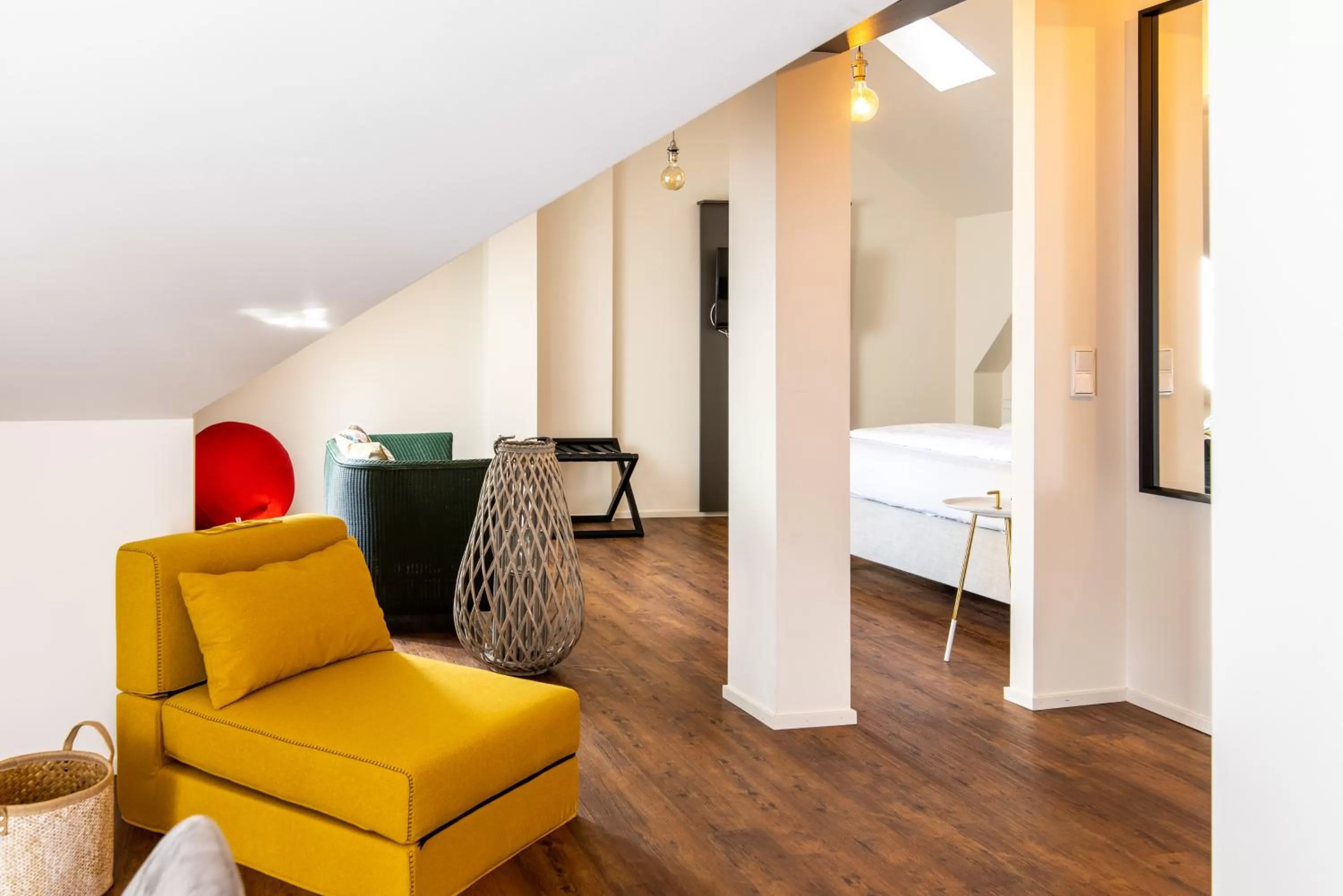 Seating Area in Luxstay Bad Nauheim - Self-Check-In