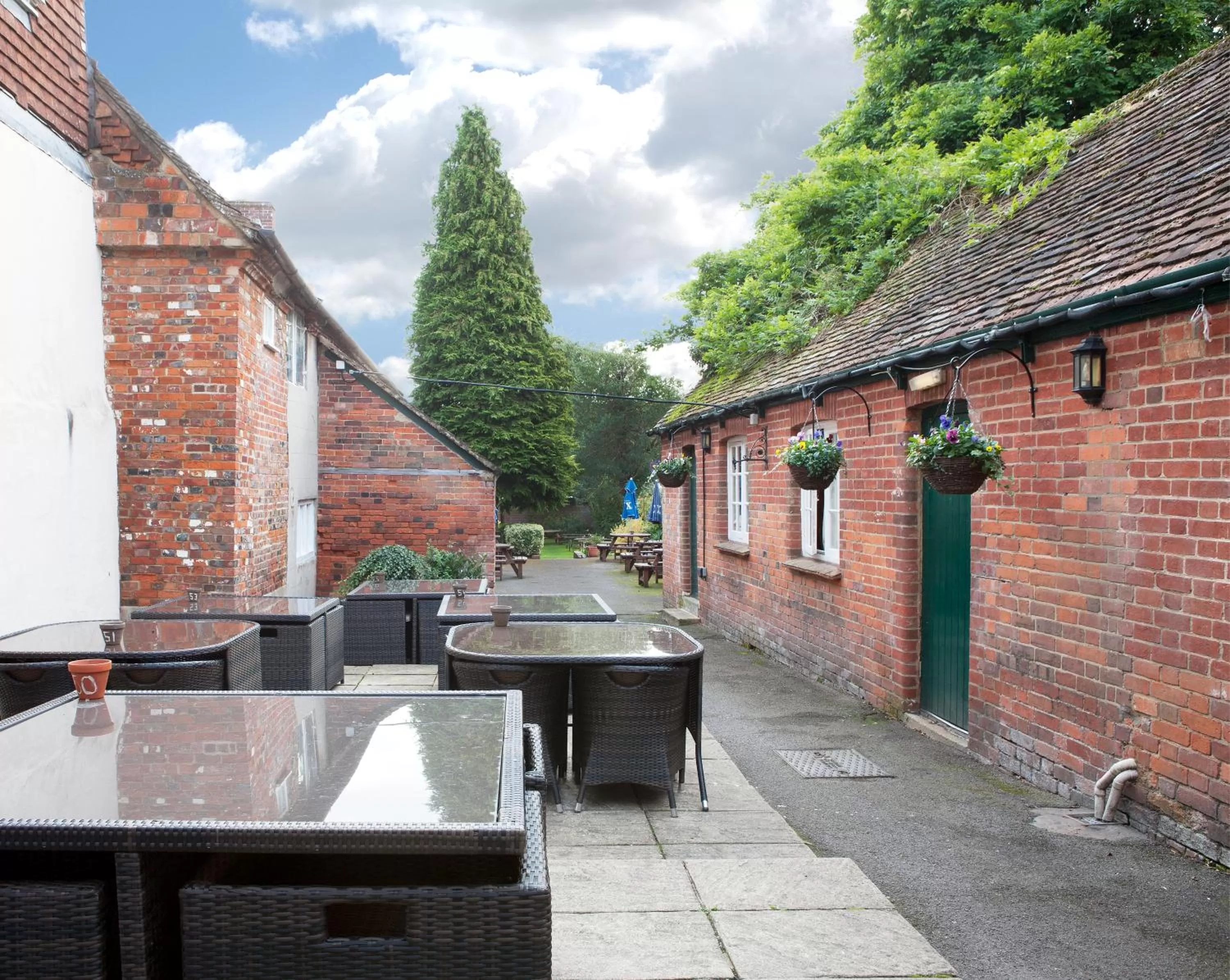 Patio in The Green Dragon