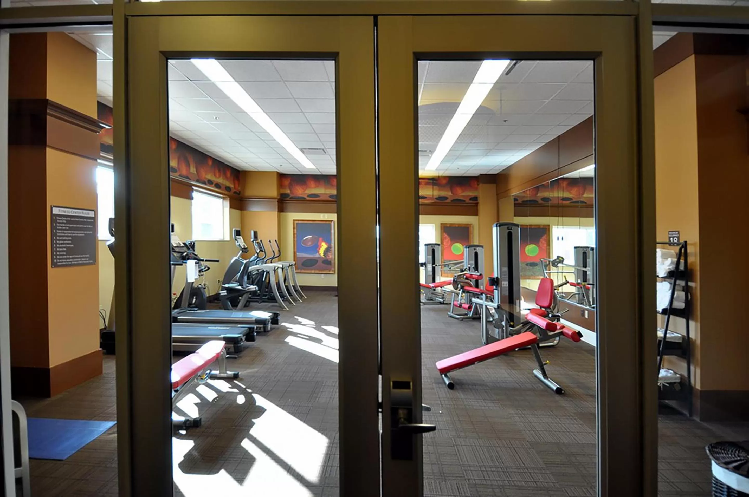 Fitness centre/facilities in Overton Hotel and Conference Center