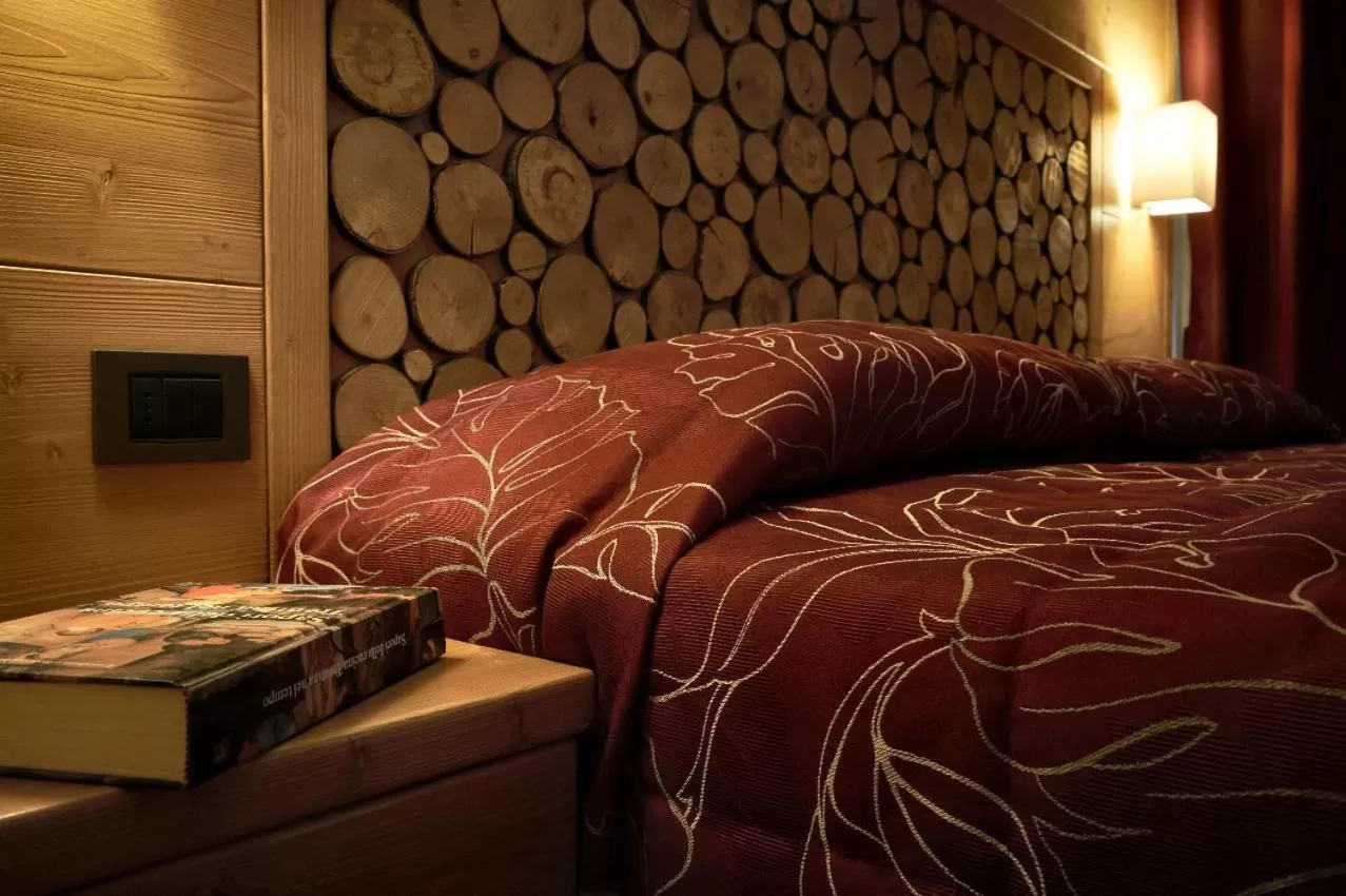 Bed in Panorama Hotel Fontanella