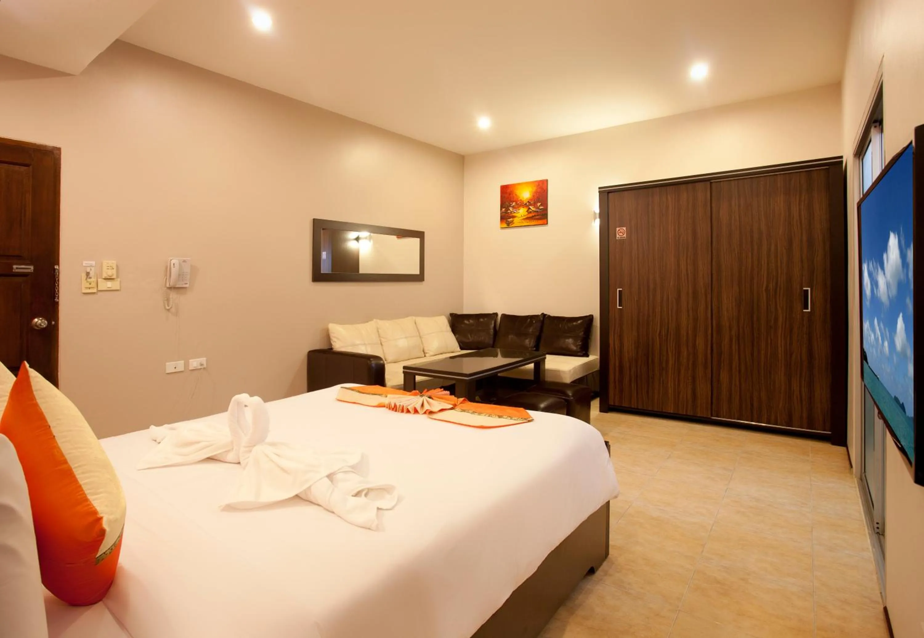 Photo of the whole room, Bed in U Sabai Living Hotel