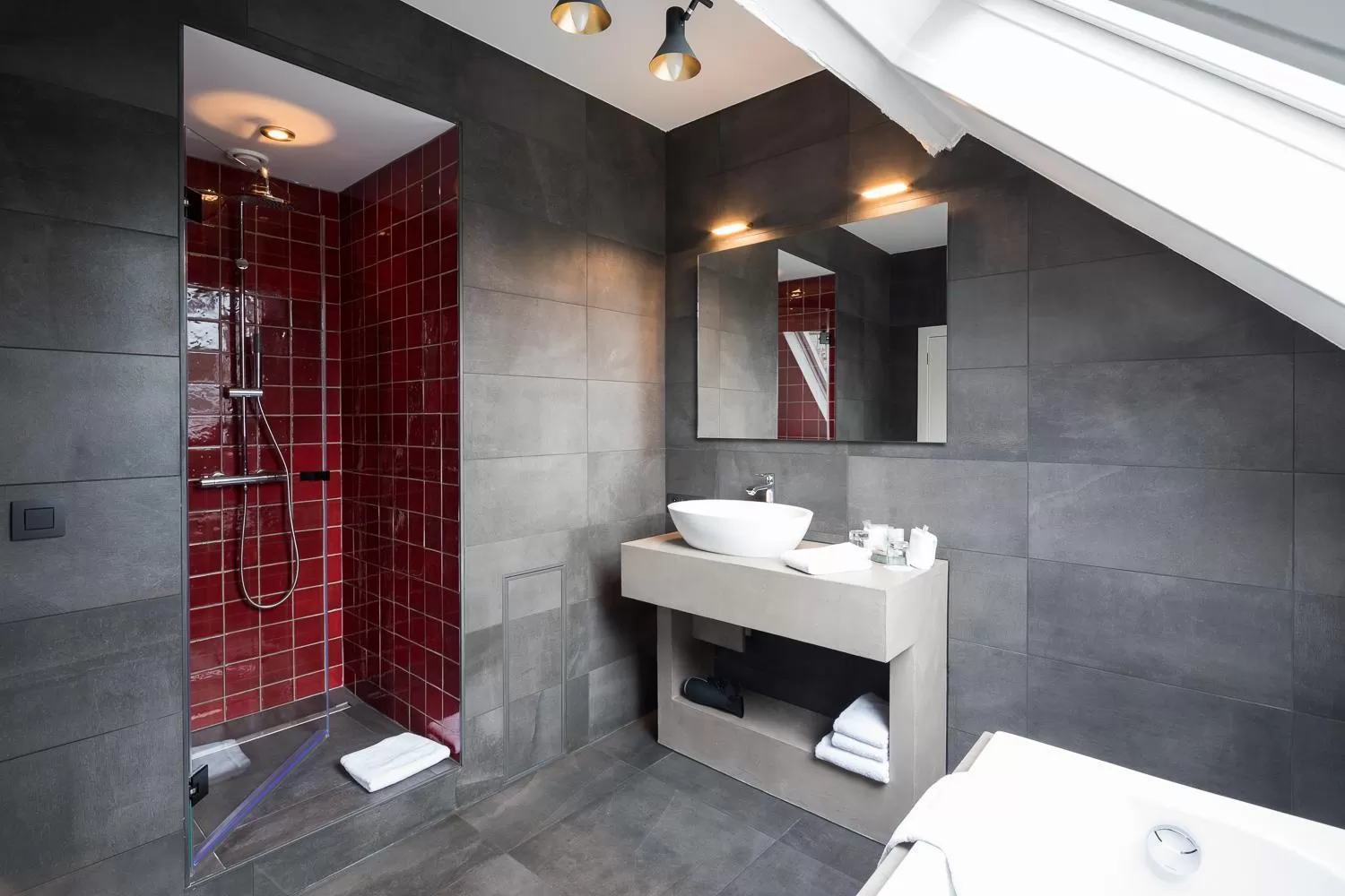 Shower in Hotel 'T Sandt