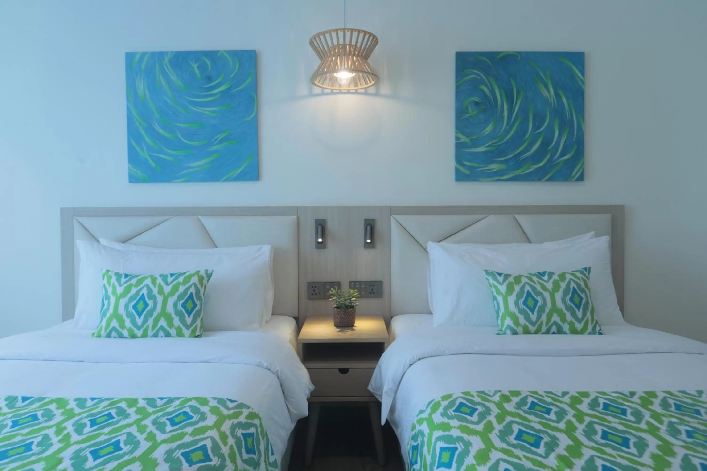 Bed in Lime Resort El Nido