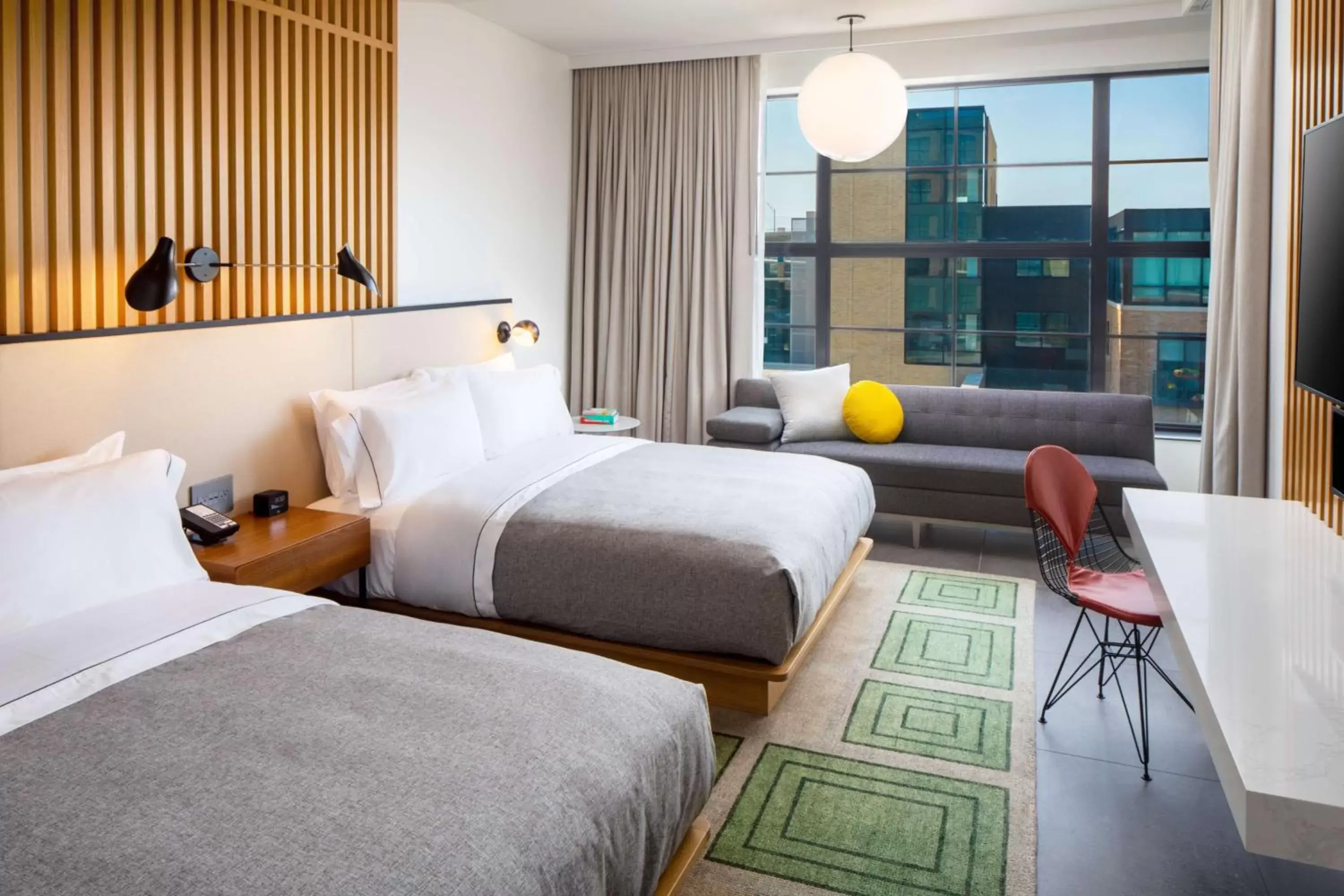 Queen Room with Two Queen Beds - Hearing Access in Canopy By Hilton Grand Rapids Downtown Queen Room with Two Queen Beds - Hearing Access in Canopy By Hilton Grand Rapids Downtown