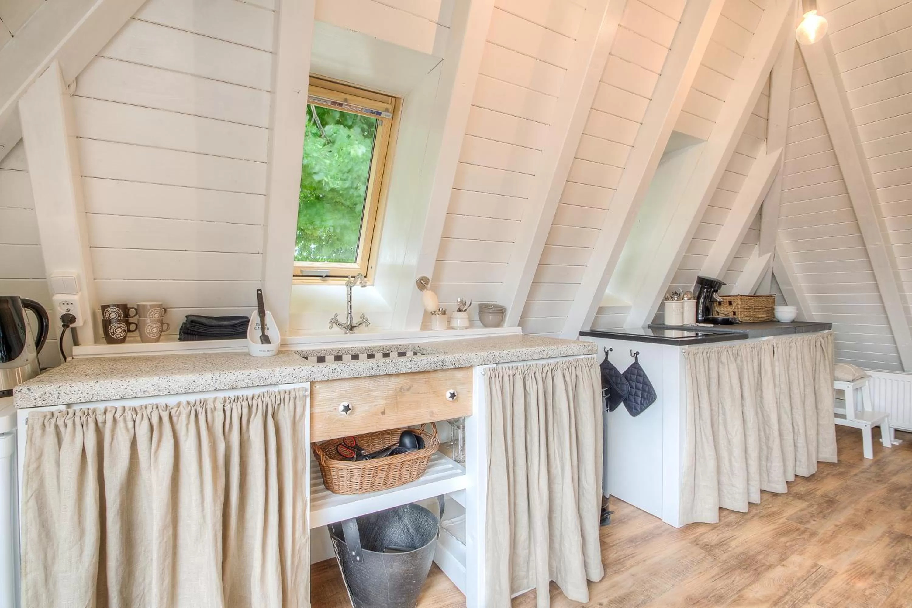 Kitchen or kitchenette in Appartement De Koesfabriek centrum Dokkum