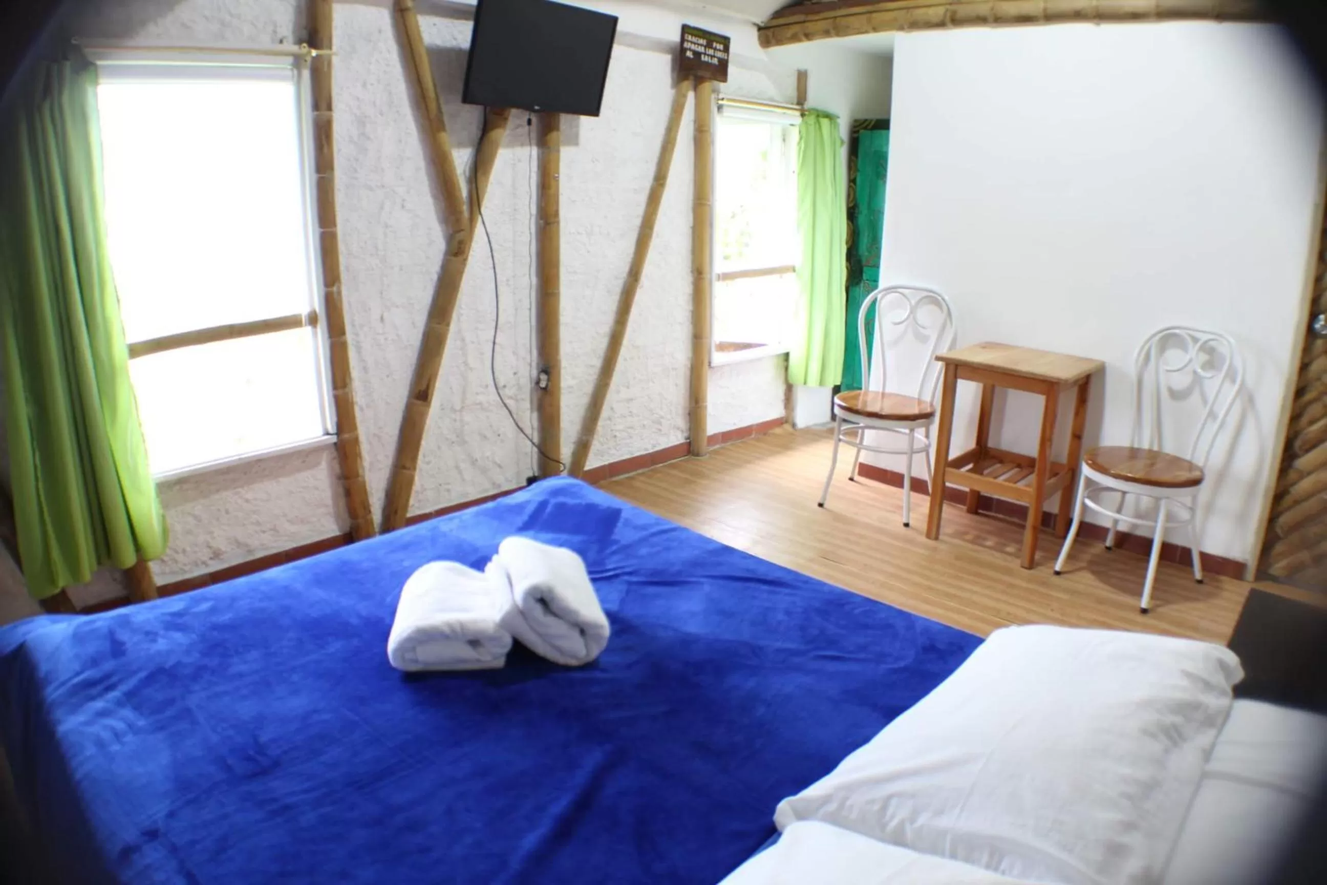 Bed in Eco Lodge La Juanita