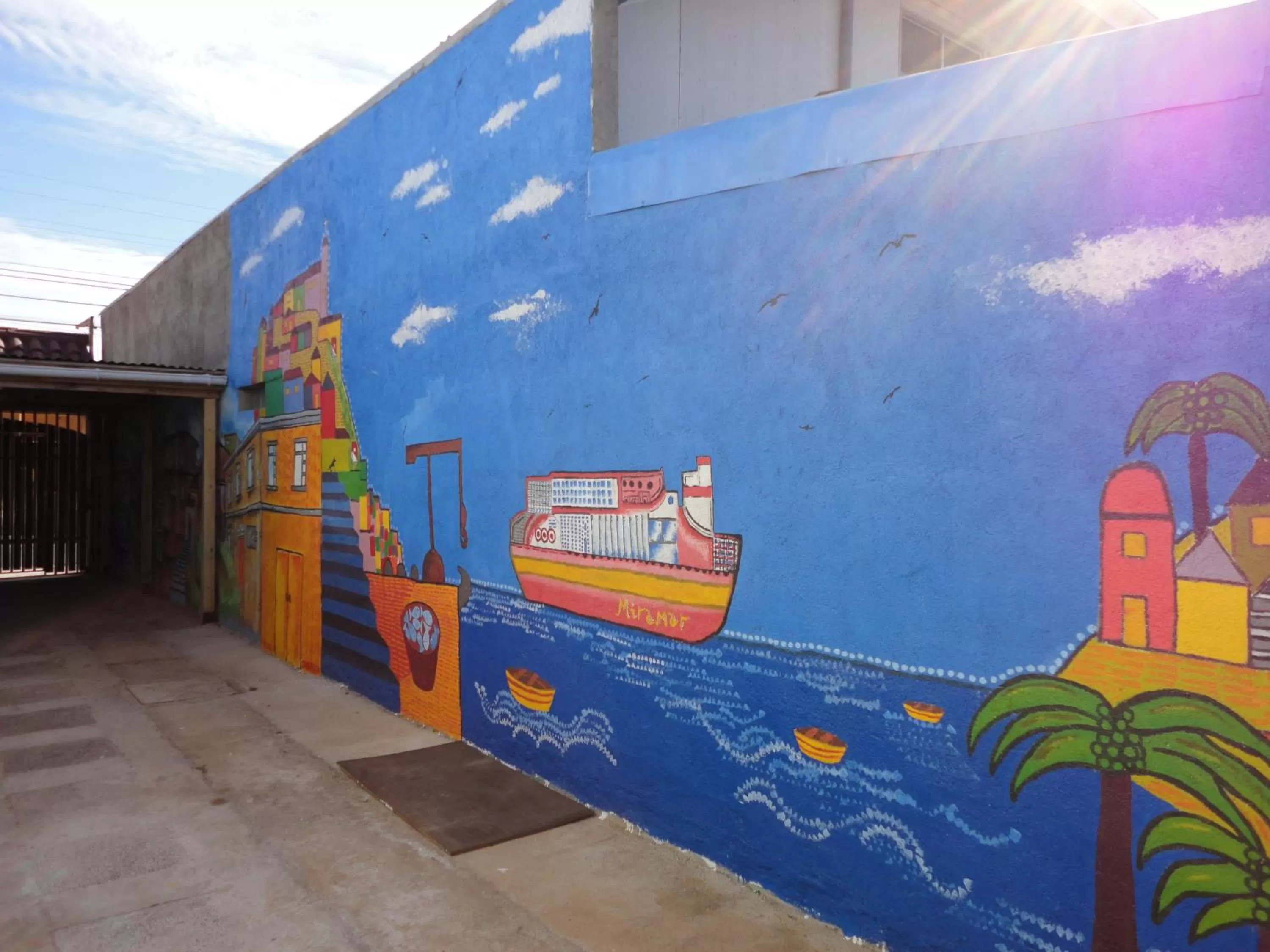 Decorative detail in Hostal Miramar