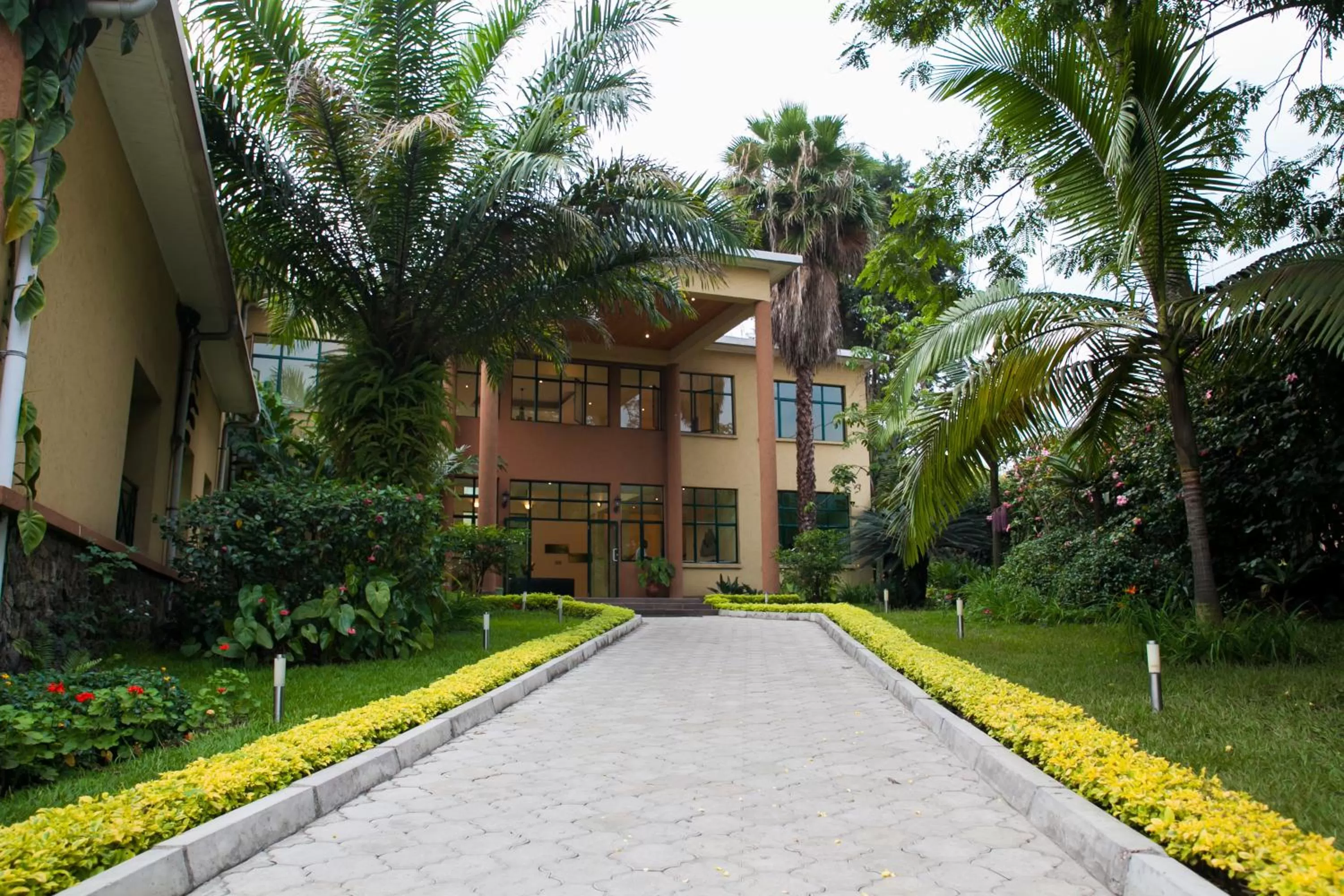 Facade/entrance in Gorillas Lake Kivu Hotel