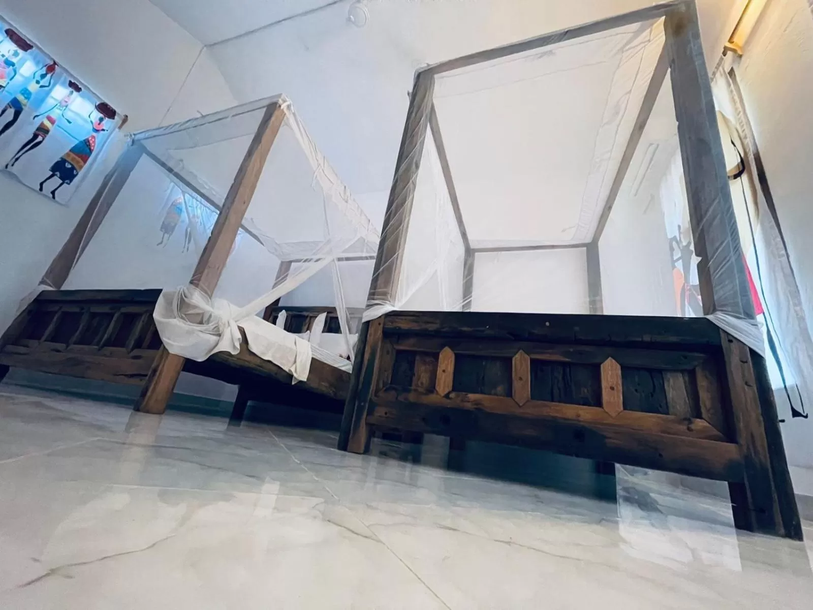 Bed in Babalao Bungalows