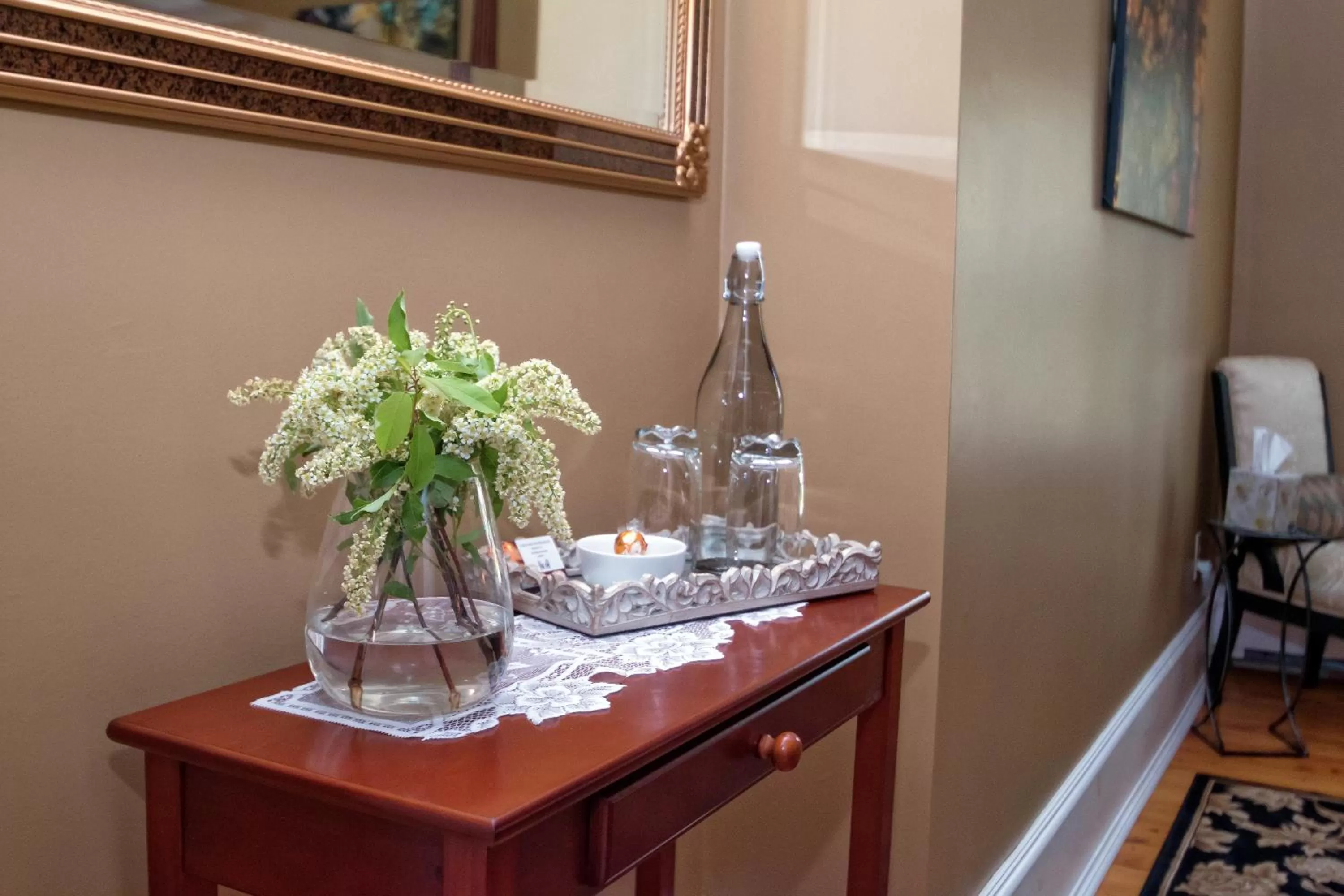 Decorative detail in Toba's Bed & Breakfast