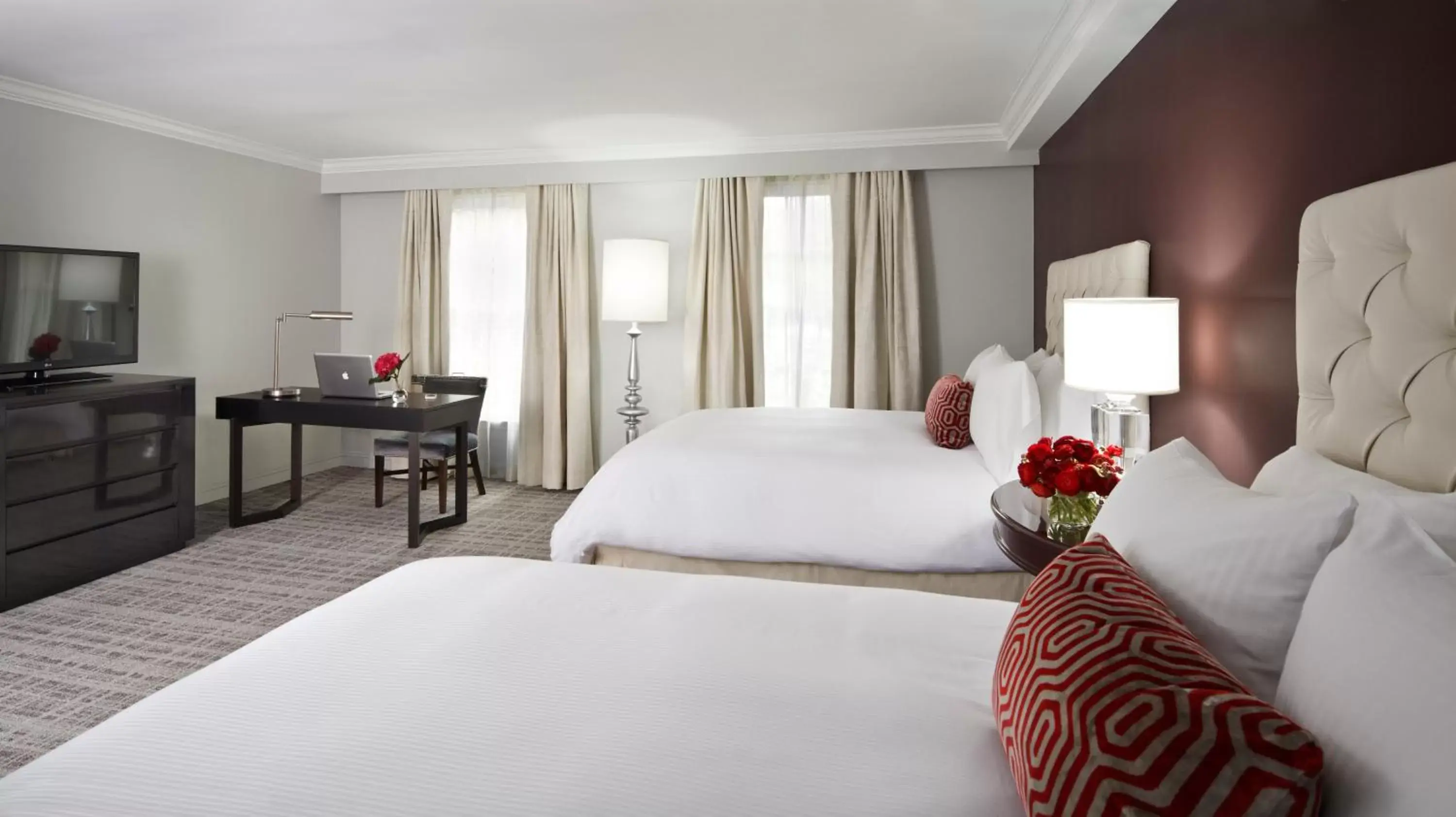 Queen Room with Two Queen Beds - Mobility/Hearing Accessible with Roll-In Shower in The Graham Georgetown Queen Room with Two Queen Beds - Mobility/Hearing Accessible with Roll-In Shower in The Graham Georgetown