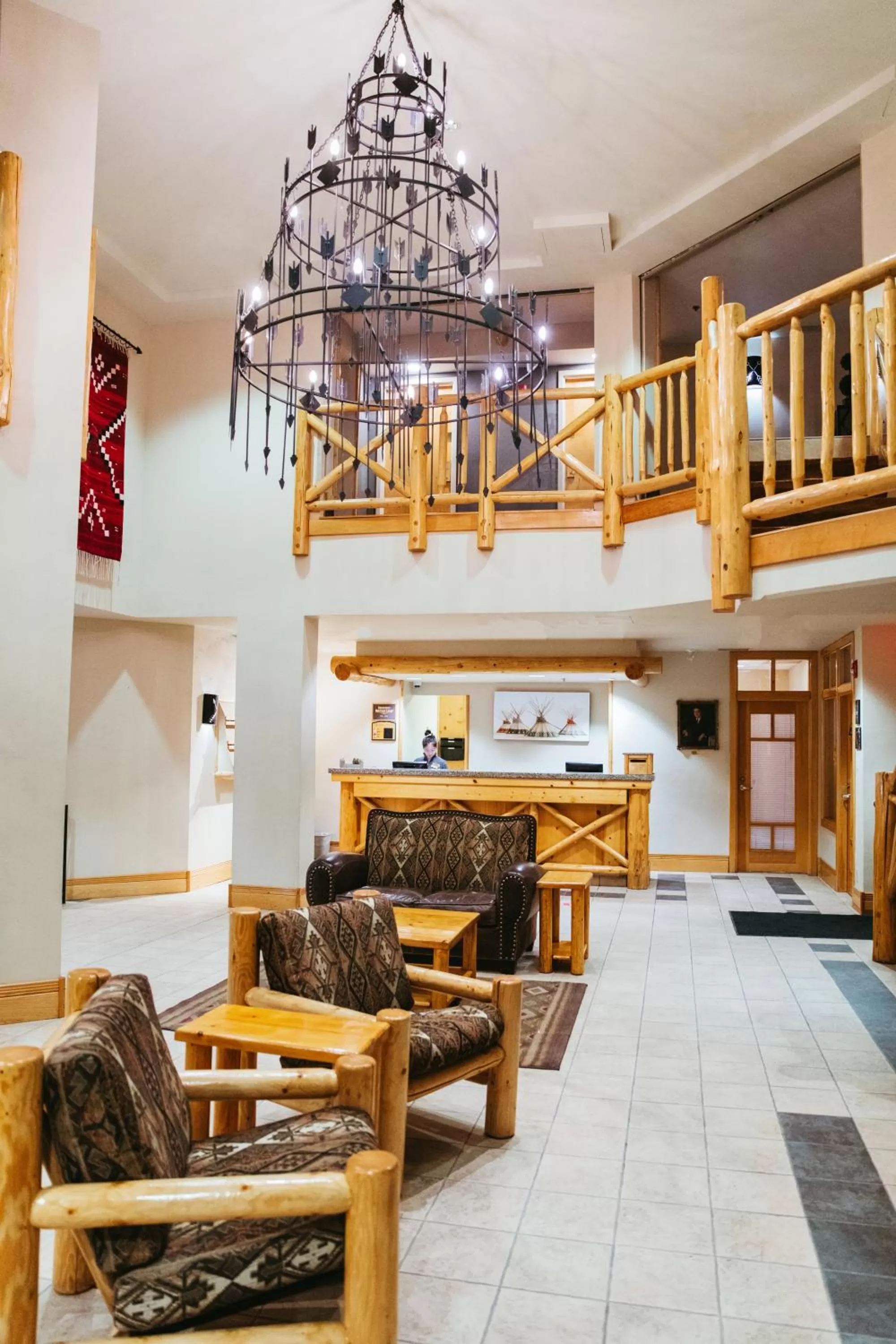 Lobby or reception in Brewster Mountain Lodge