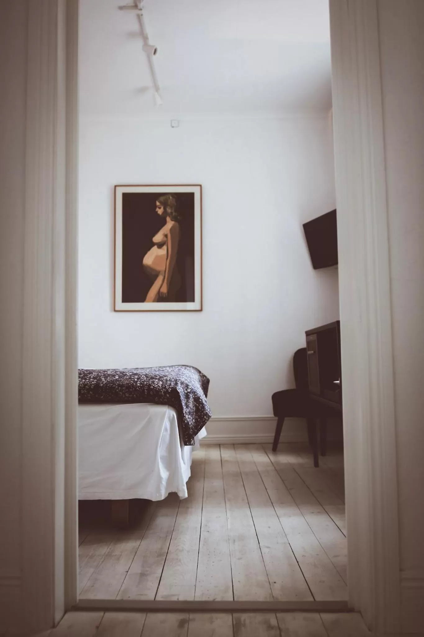 Bed in Hotell Villa Borgen