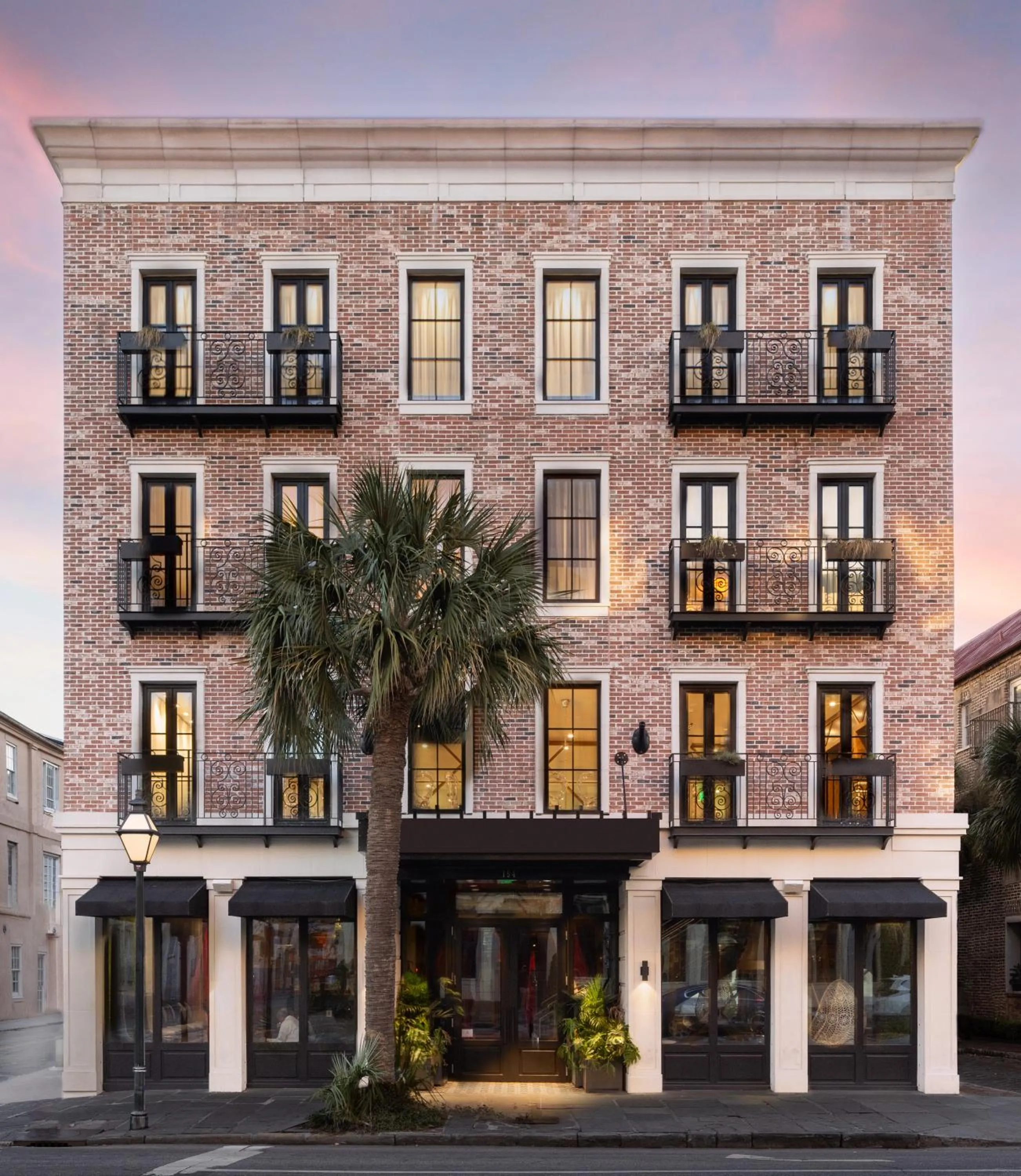 Property building in The Palmetto Hotel, Charleston