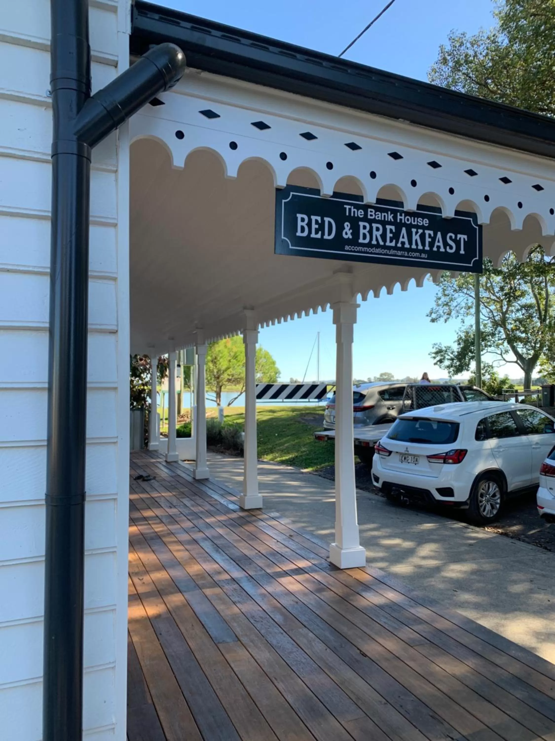 Street view in The Bank House Ulmarra