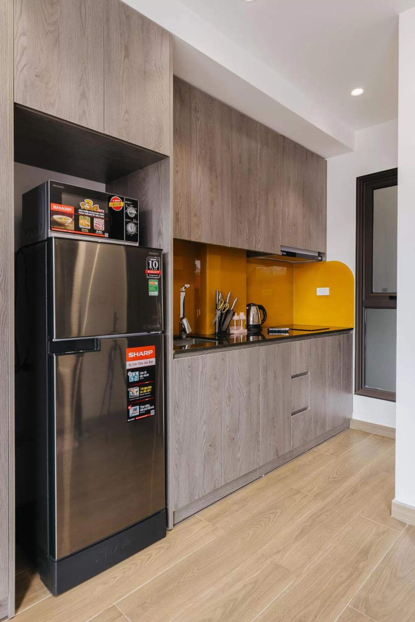 Kitchen or kitchenette in LUCK APART 8 - Hanoi Westlake Balcony Studio