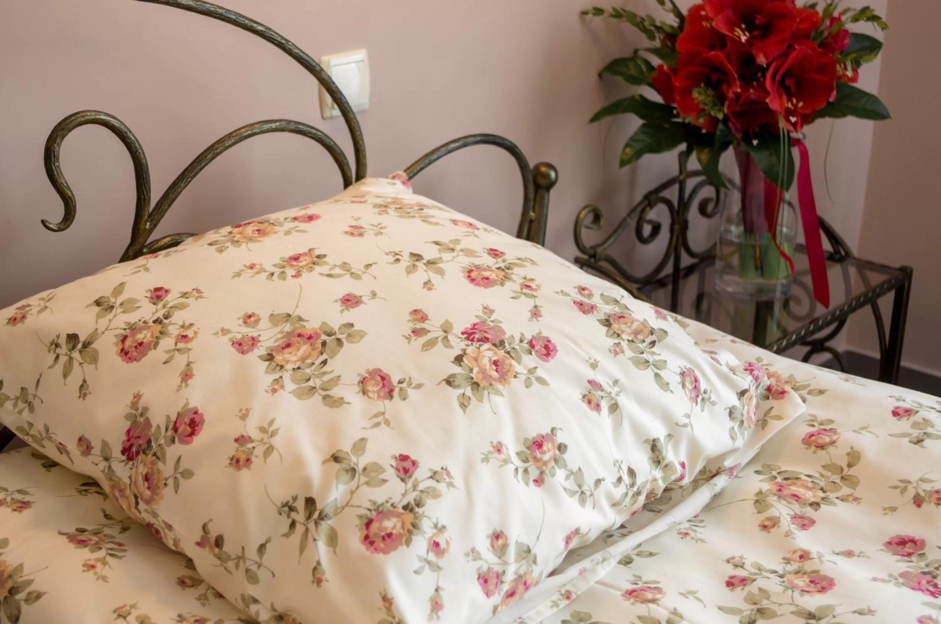 Bed in Ermitazh Hotel Complex