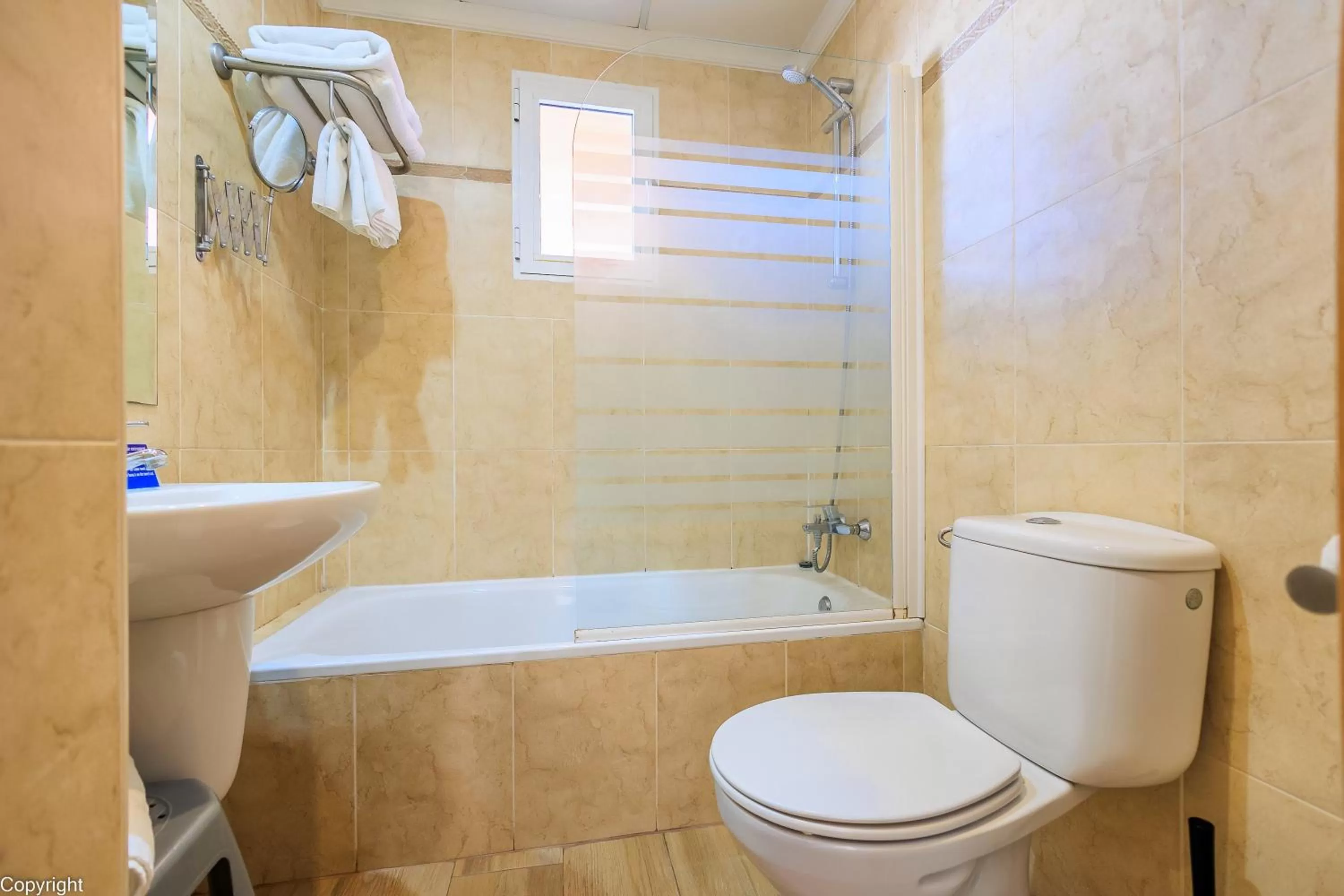 Bathroom in Hotel Madrid