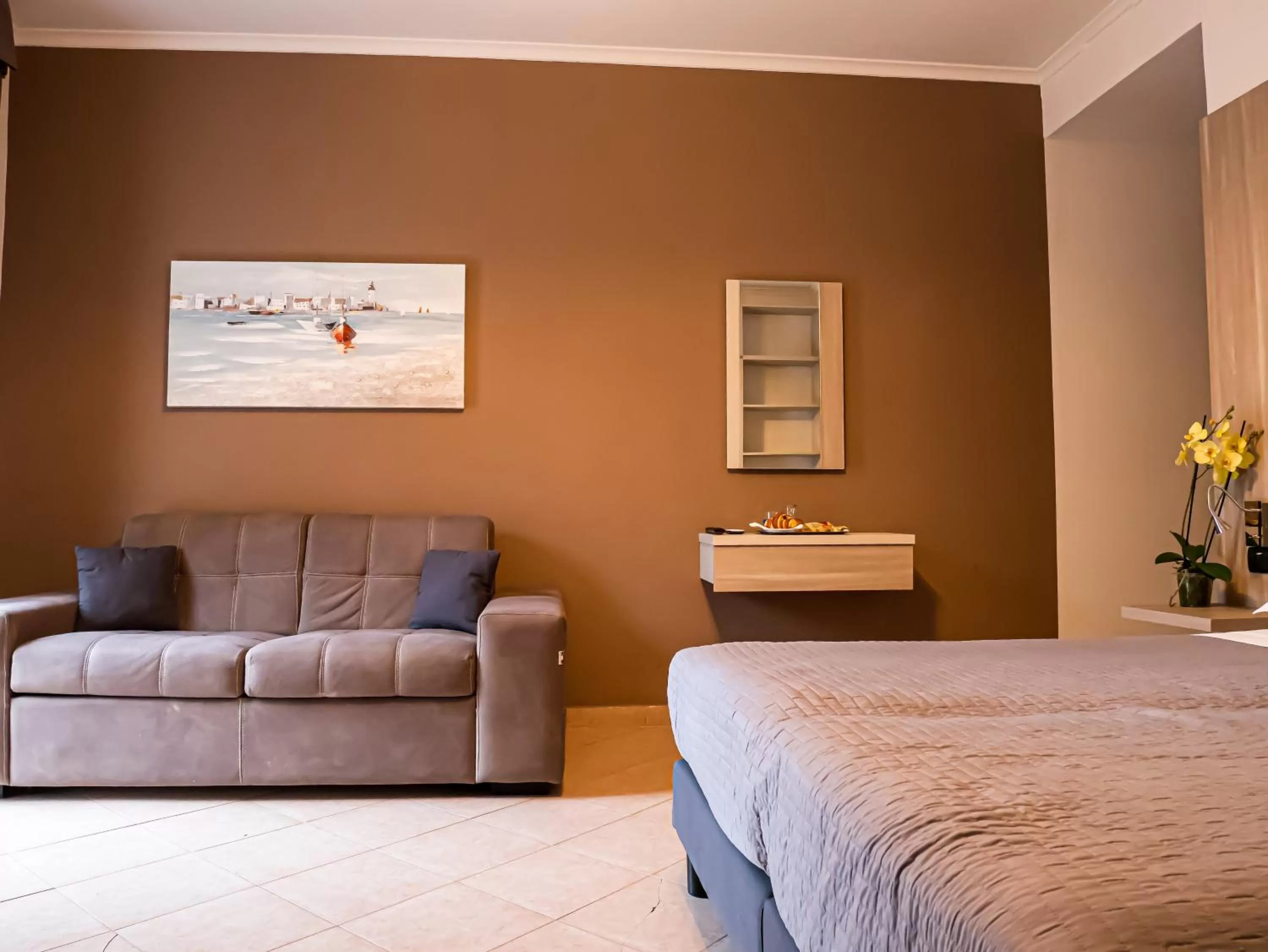 Bed in San Marco Hotel