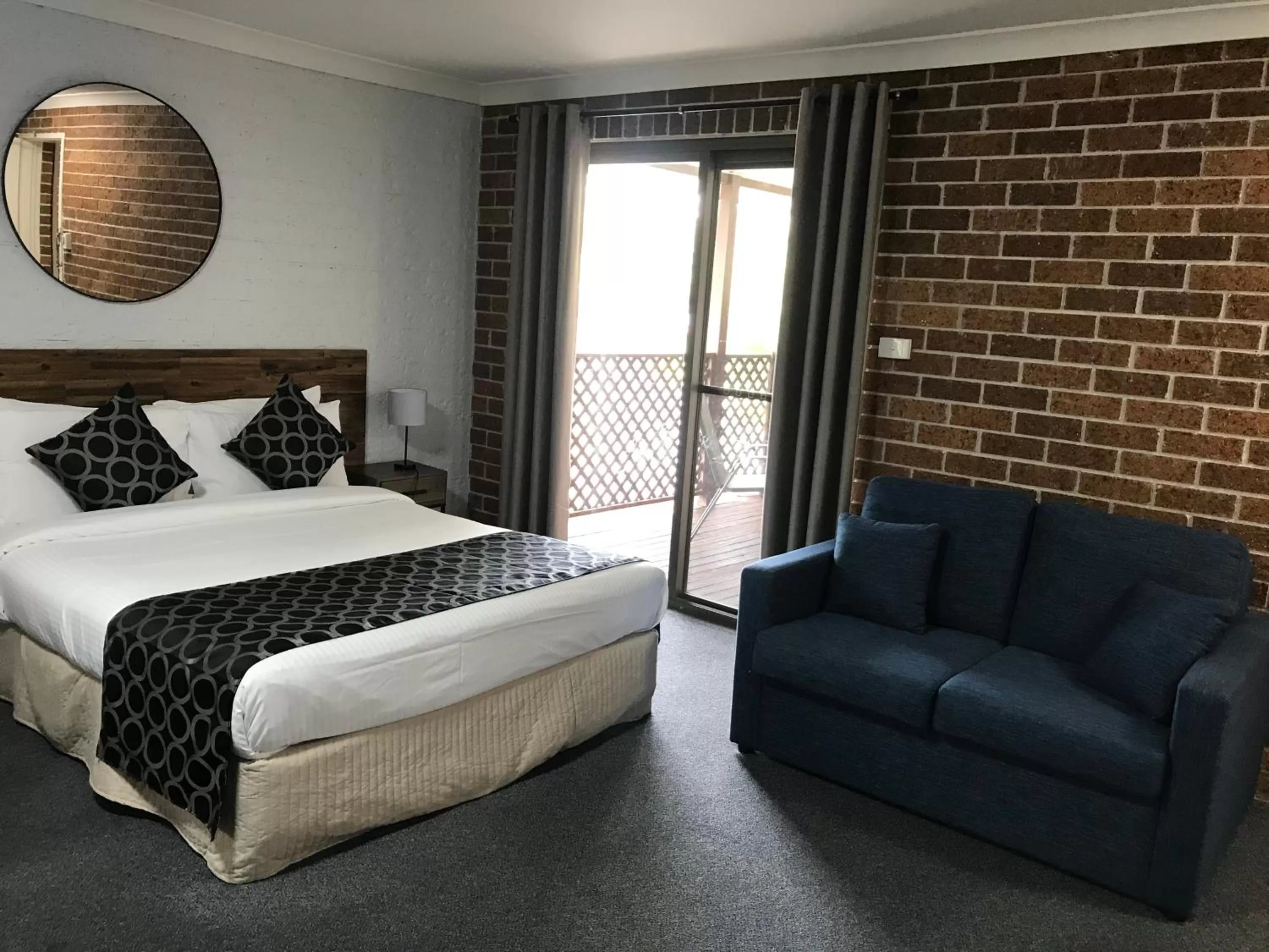 Bed in Coffs Shearwater Motel