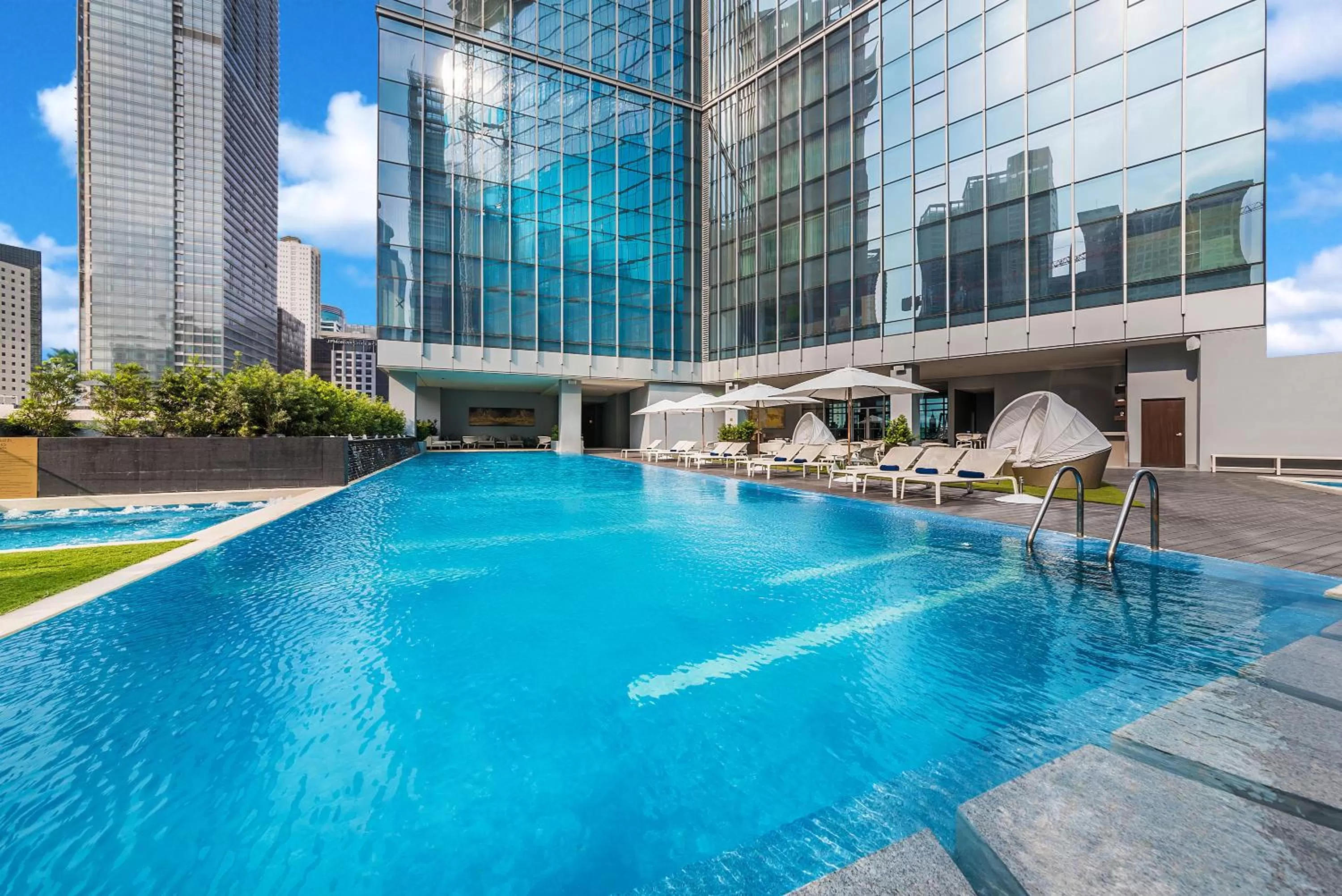 Swimming pool in Ascott Bonifacio Global City Manila