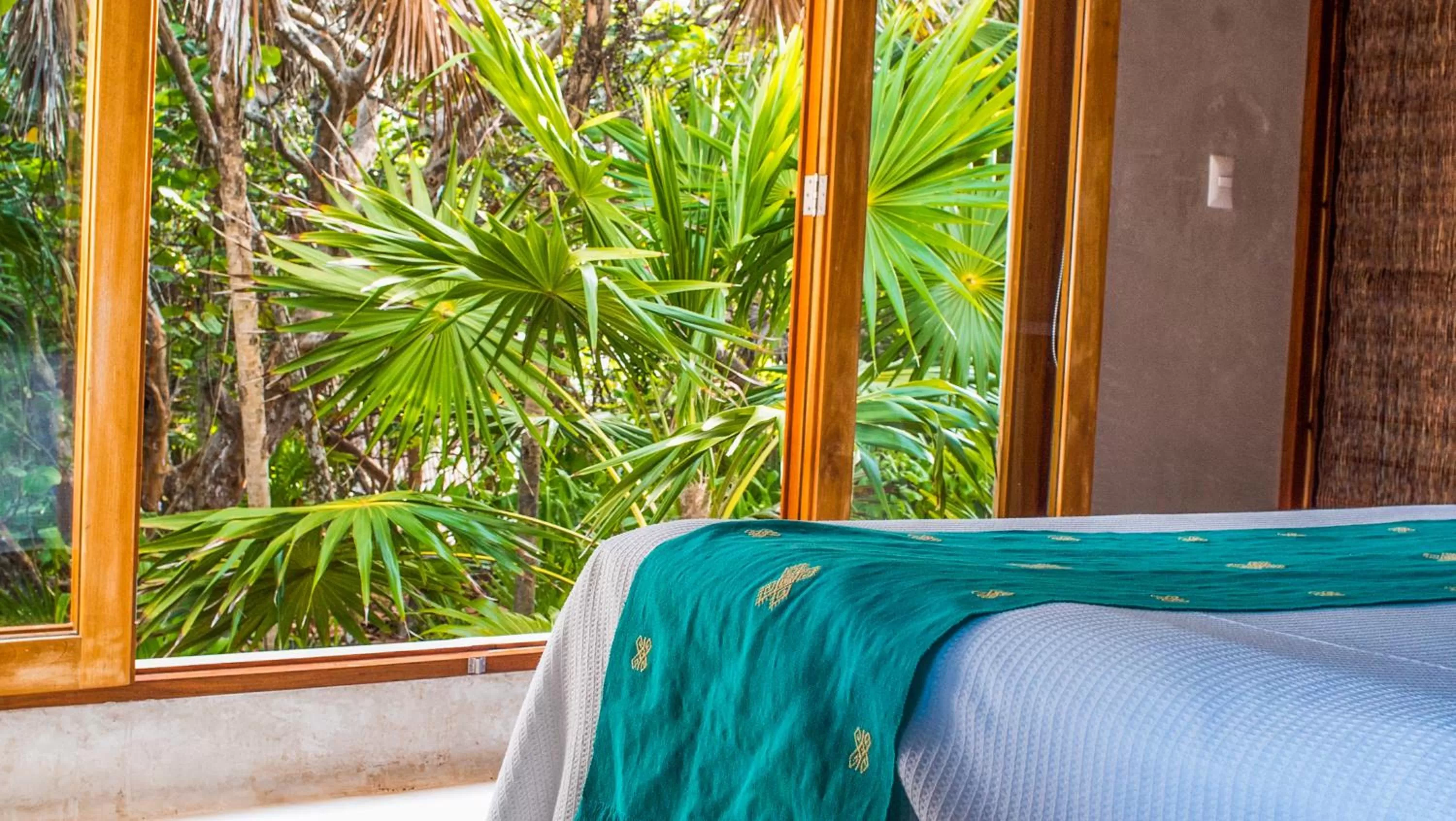 Bed in Hotel Pocna Tulum