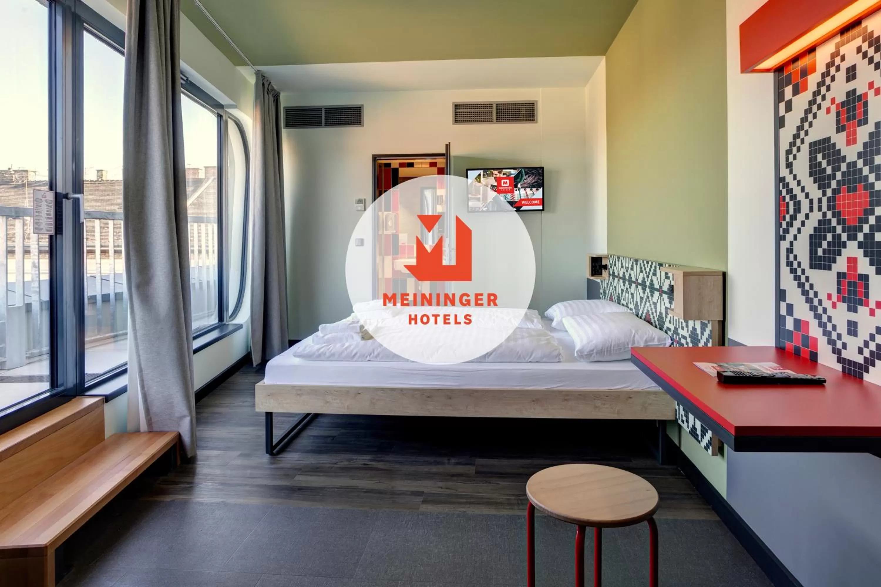 Bedroom in MEININGER Budapest Great Market Hall