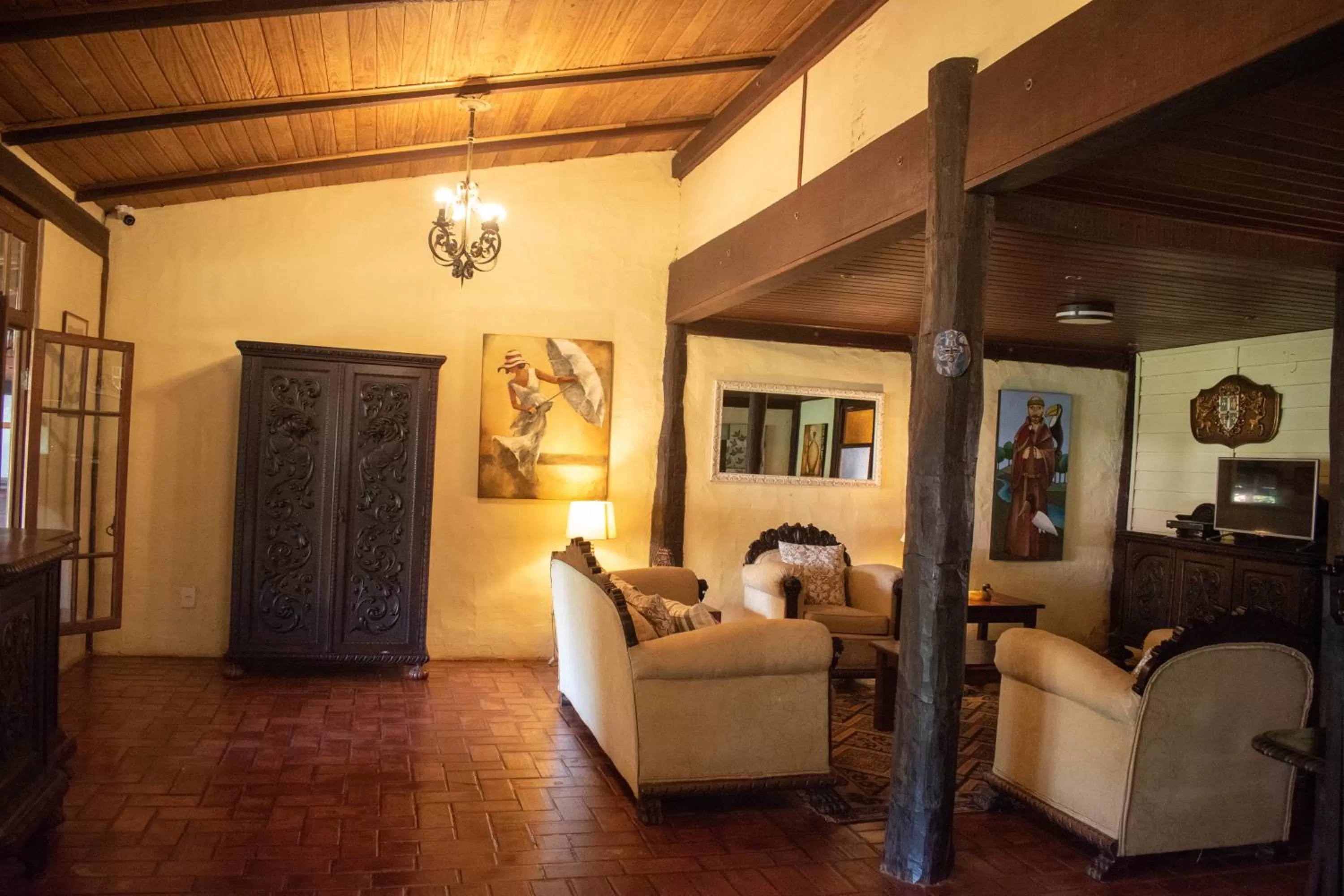 Living room in Hotel Santa Esmeralda
