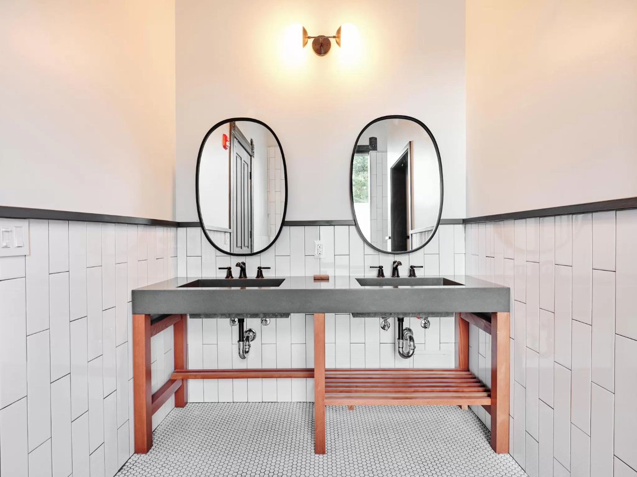 Bathroom in Thatcher Hotel