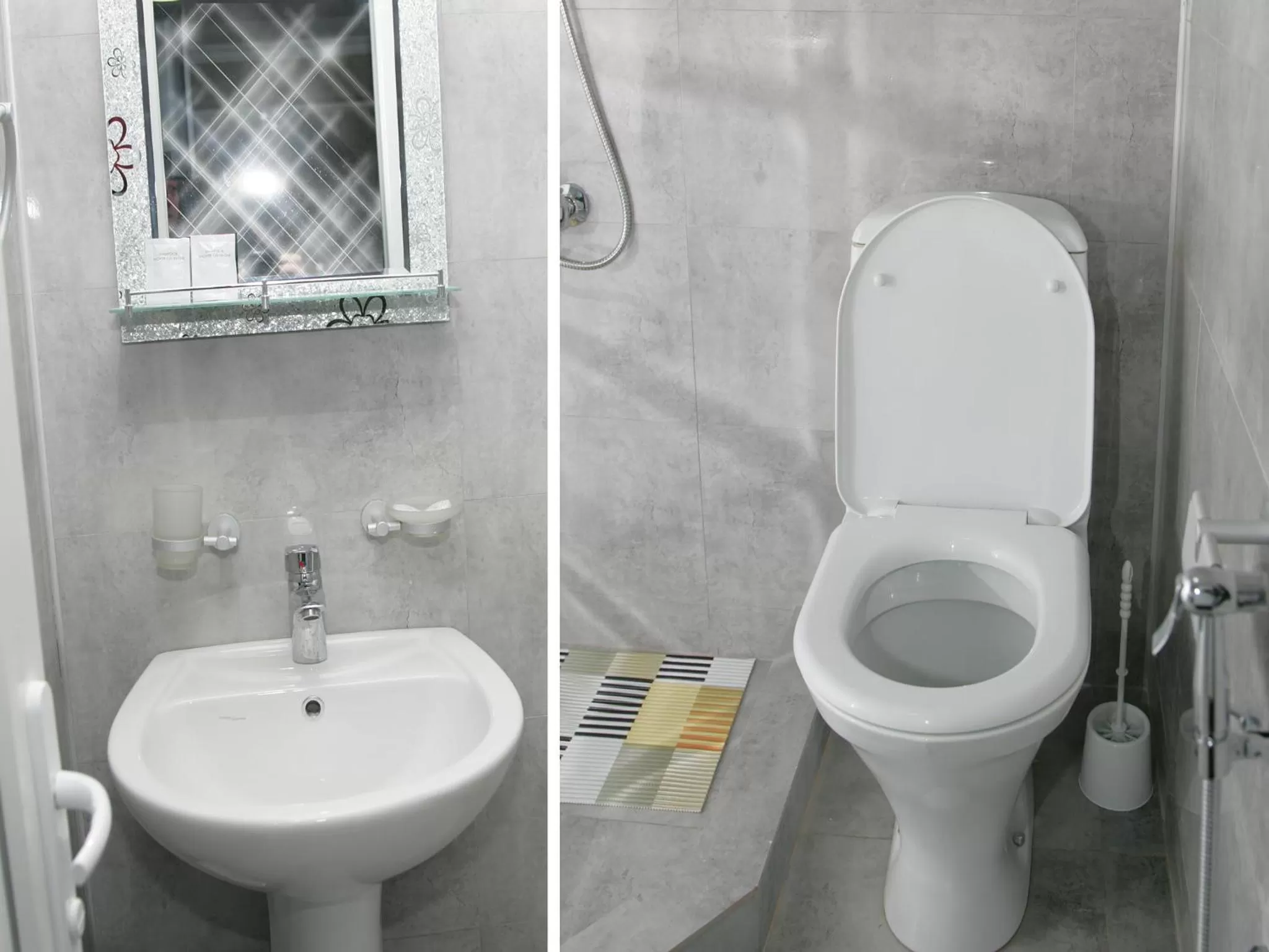 Shower, Bathroom in Hotel Tskhumi