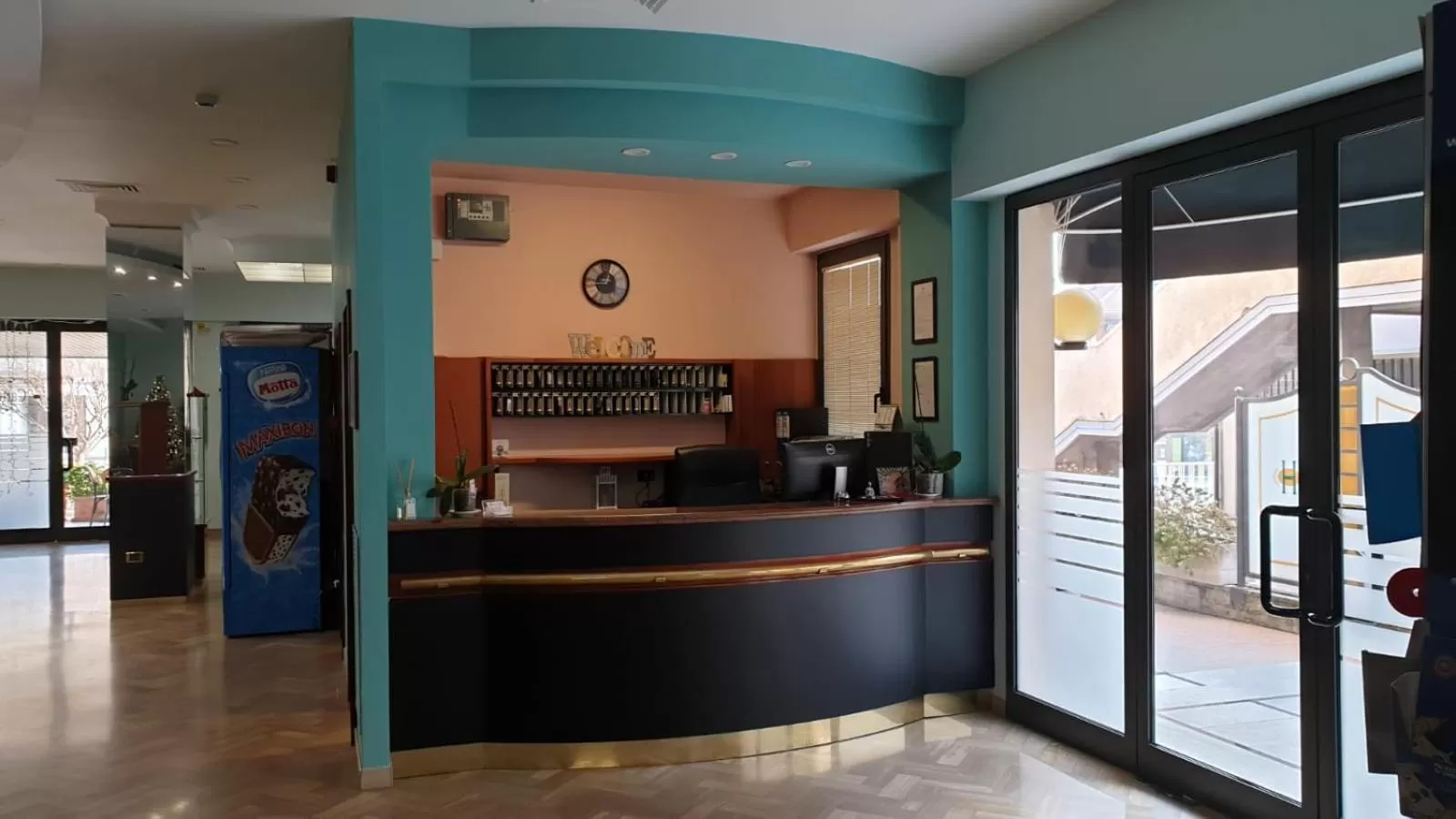 Lobby or reception in Hotel Dogana