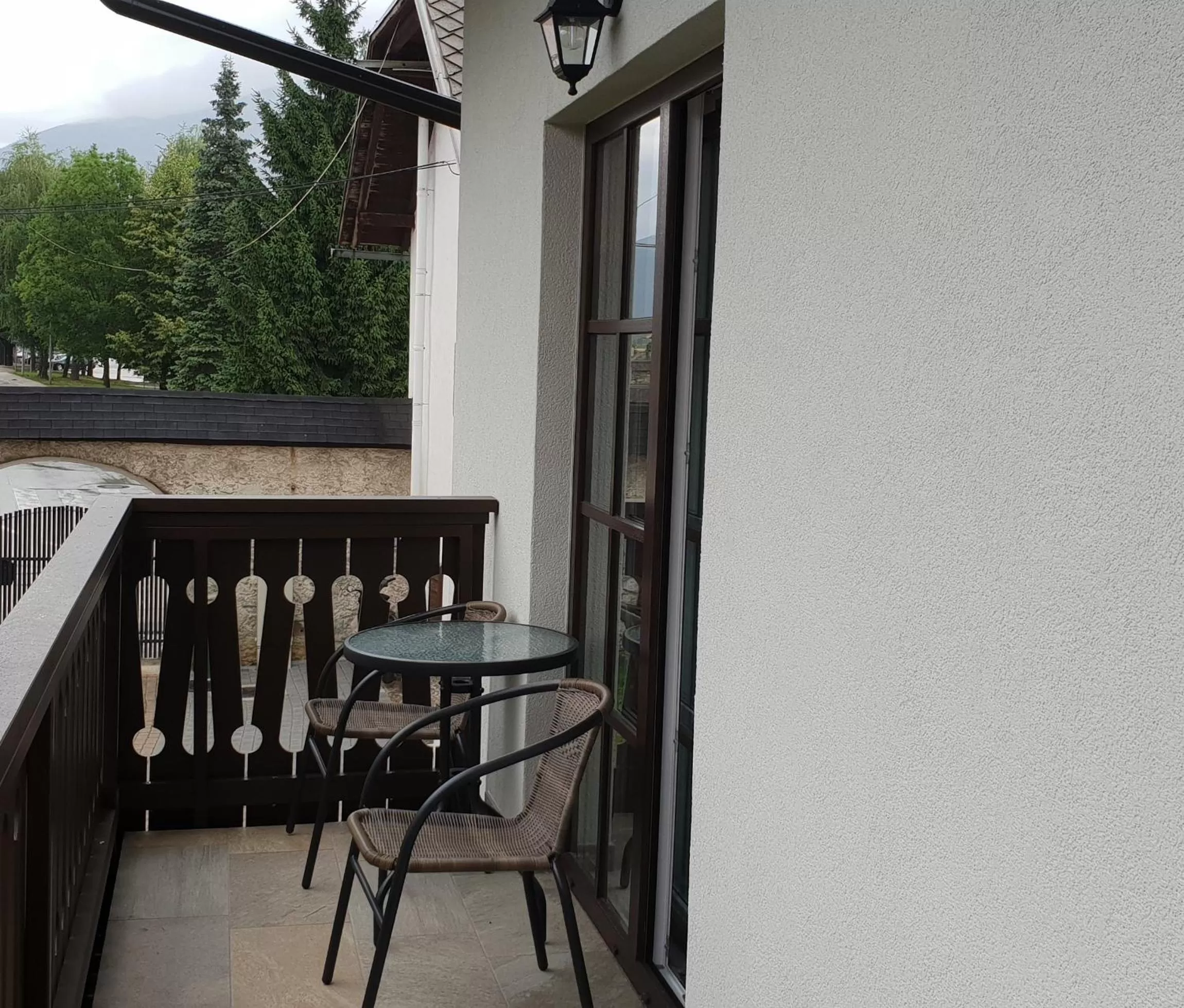 Balcony/Terrace in B&B Vidmar, Lesce-Bled