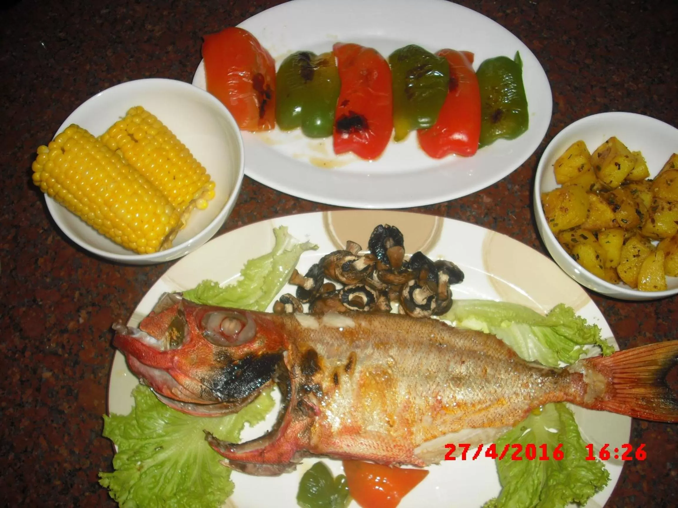 Food close-up in Palms Villa