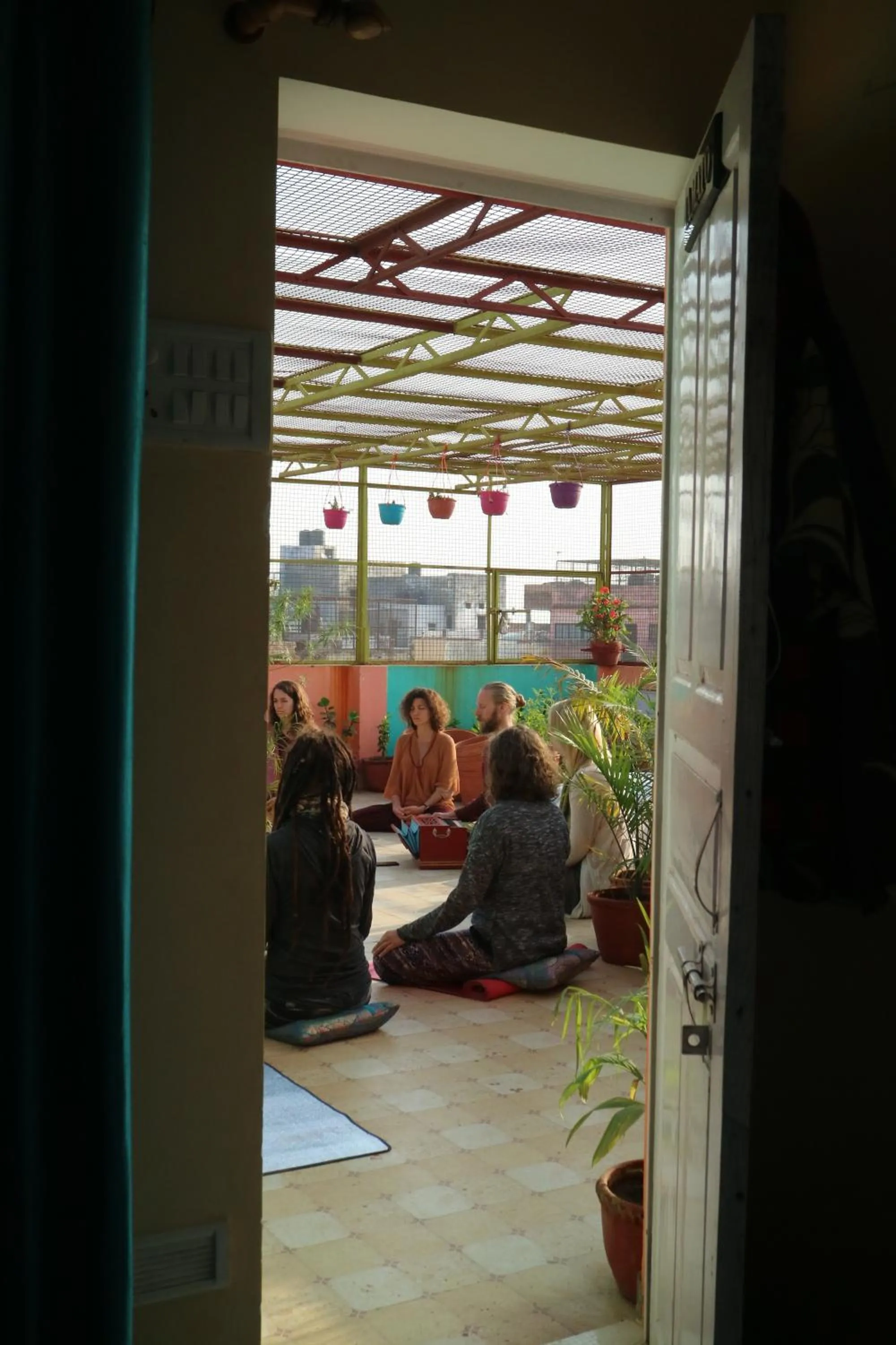 Garden view in Tara Guest House