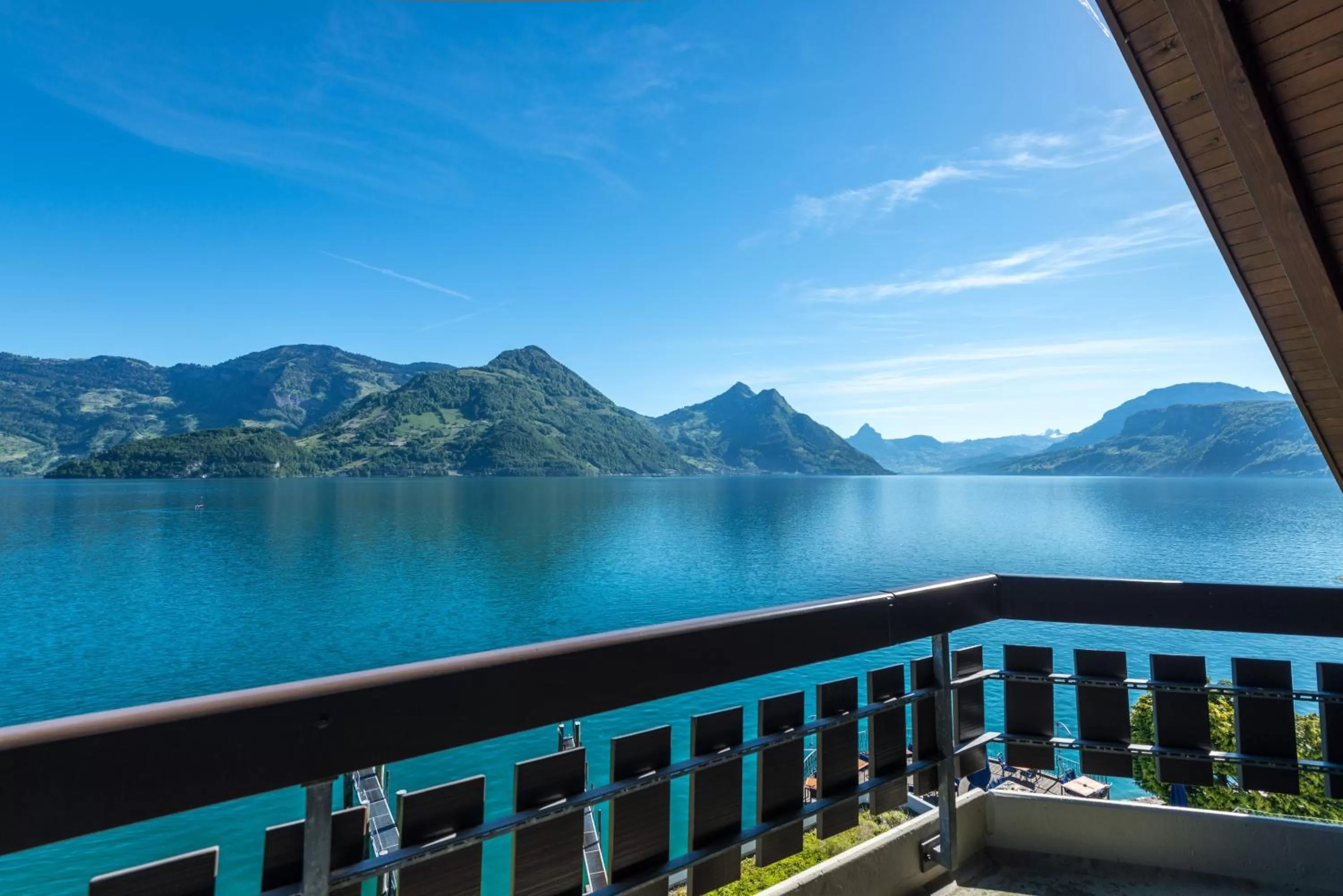 Balcony/Terrace in Hotel Nidwaldnerhof direkt am See