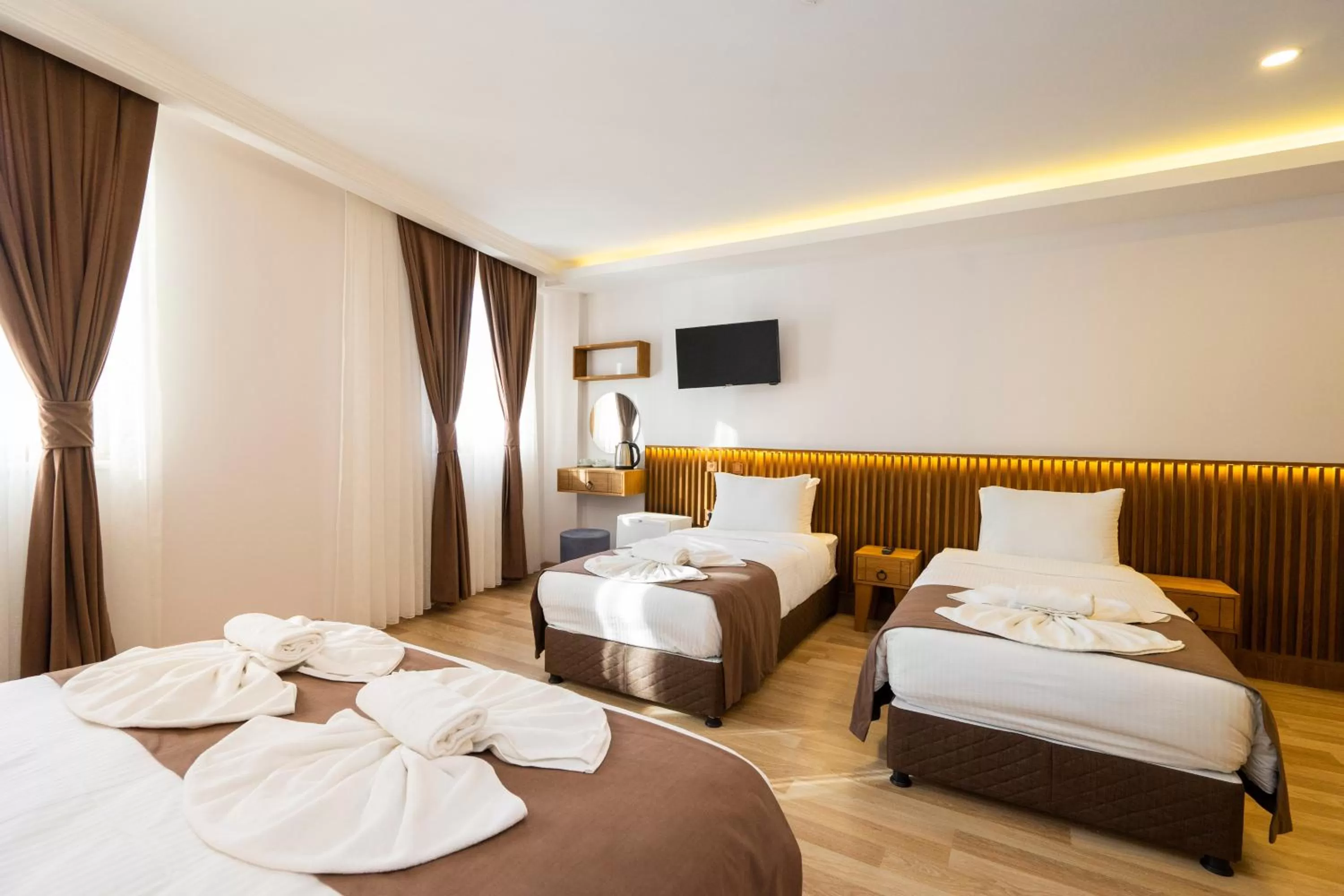 Bed in Castillo Rojo Hotel Istanbul