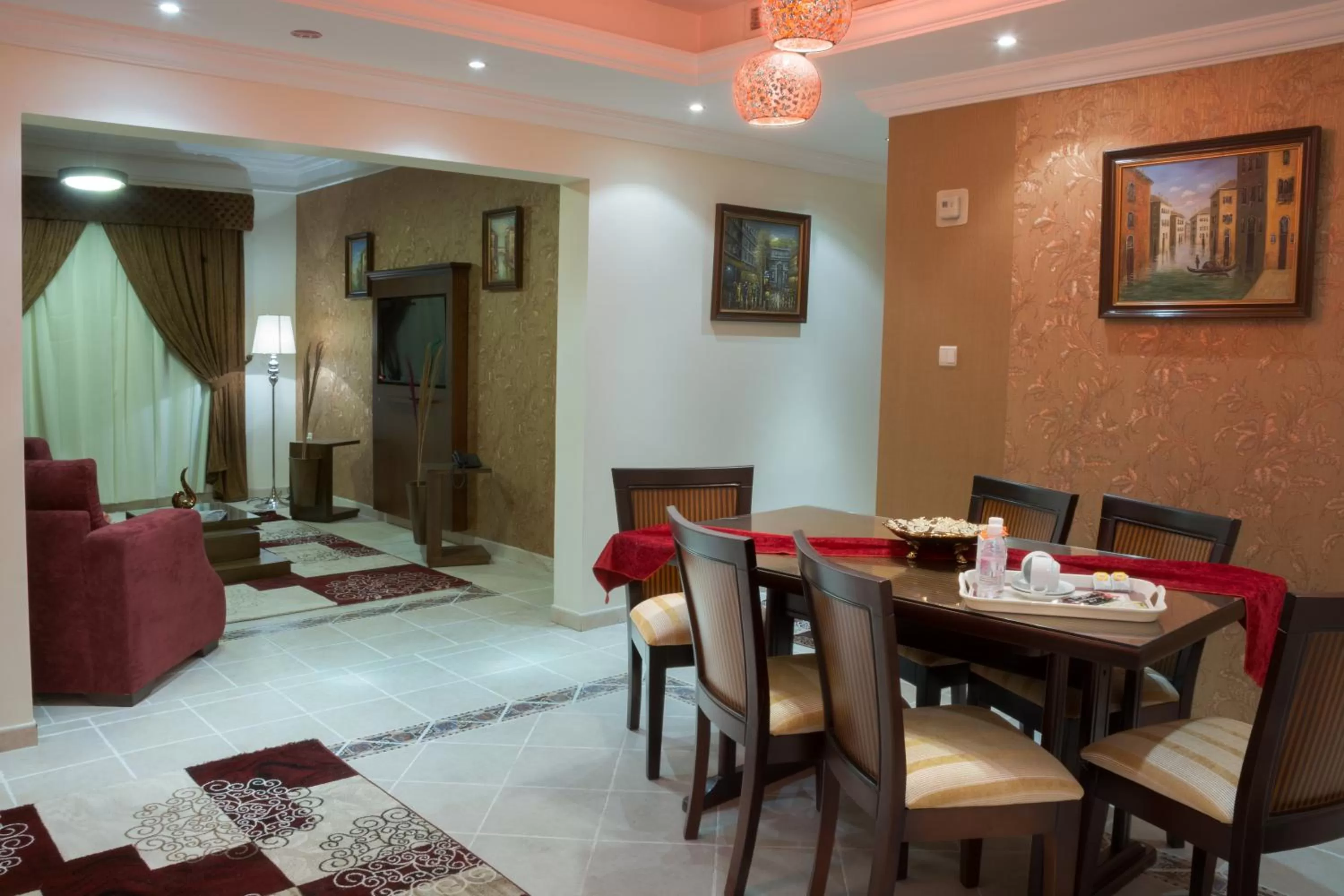 Living room, Restaurant/Places to Eat in Safari Hotel Apartment (Formerly Ewa Safari)