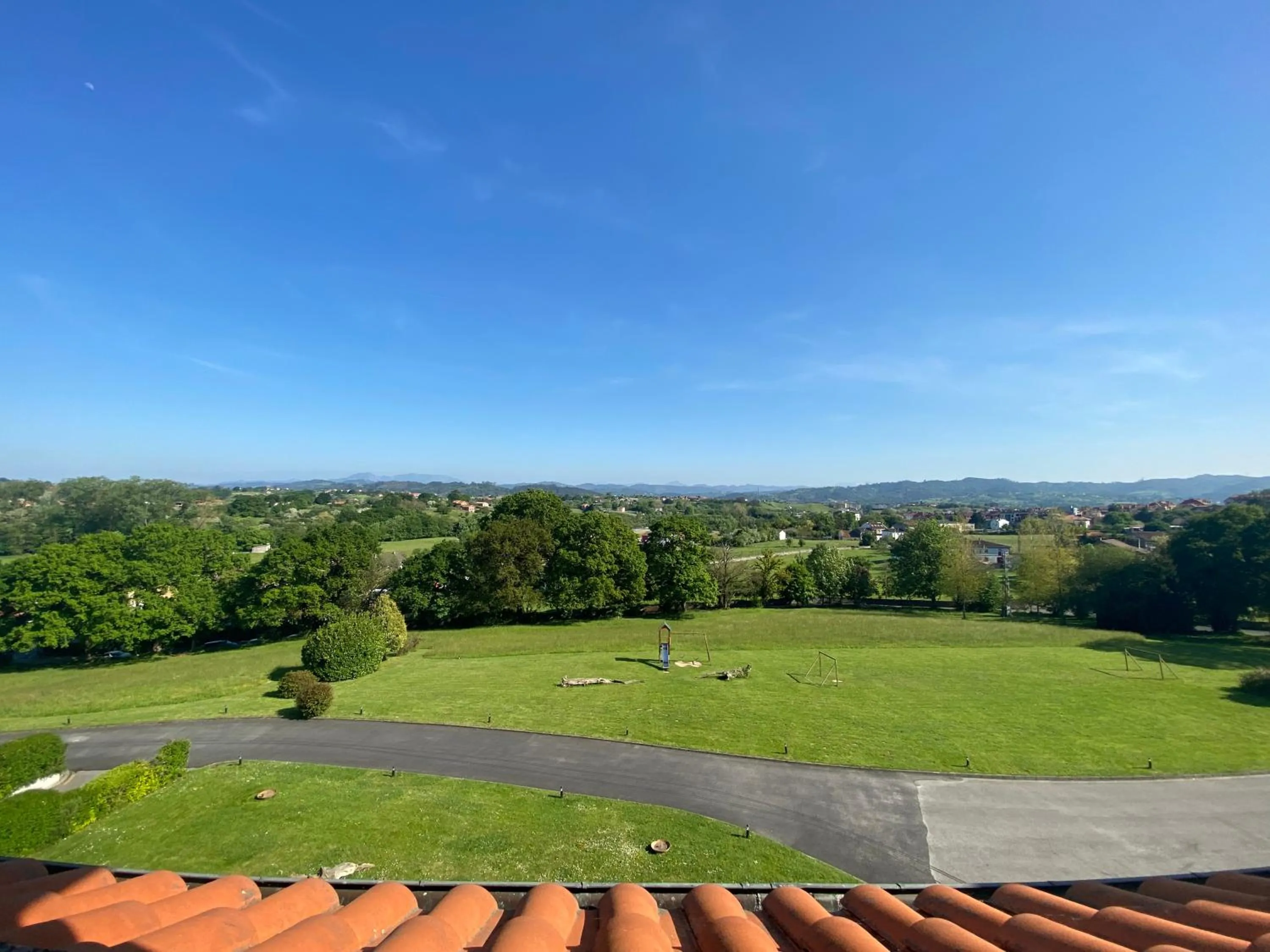 Garden view in Hotel Cristina
