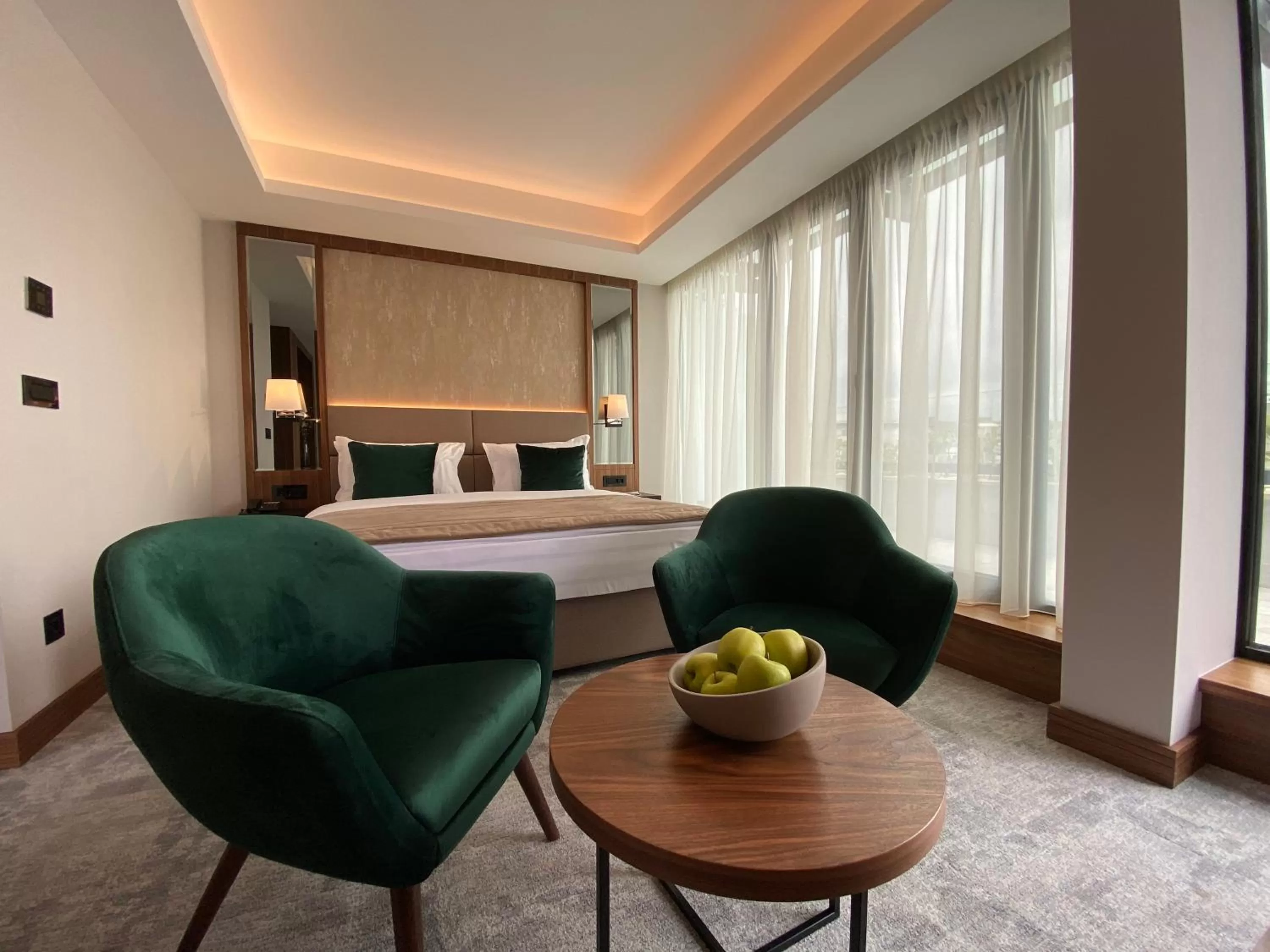 Seating area in Central Point Hotel Beograd