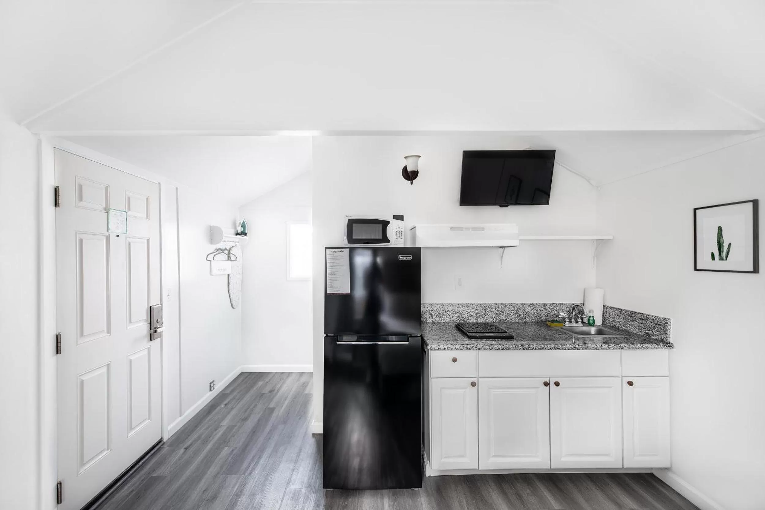 Kitchen or kitchenette in Hermosa Hotel