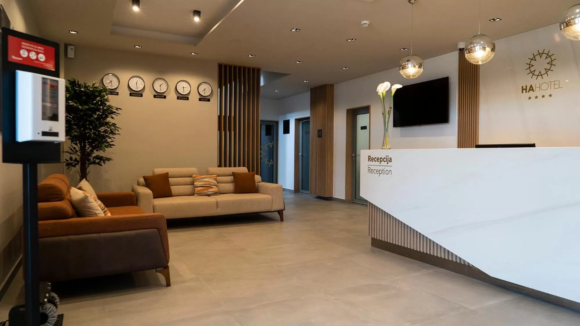 Seating area in HA Hotel Mostar