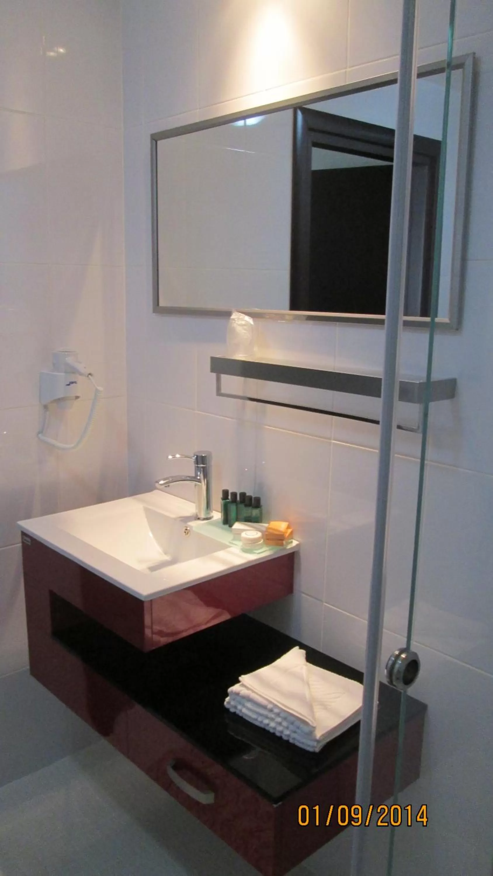 Bathroom in Hotel Bistrita