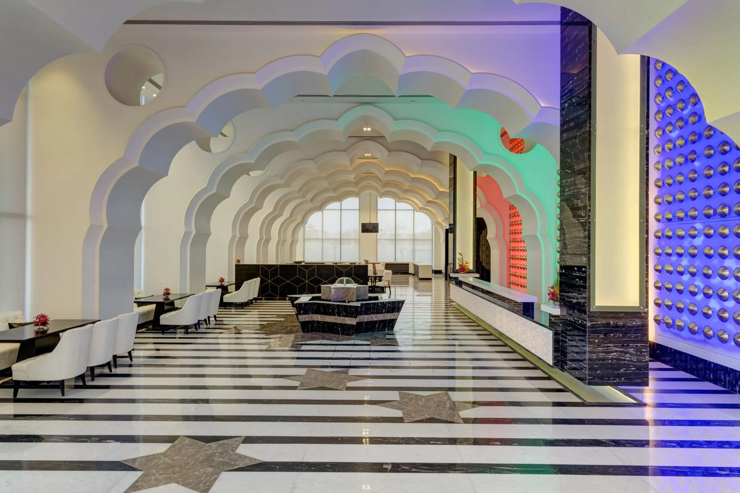 Lobby or reception in Saura Hotel, Agra - A Club Mahindra Associate